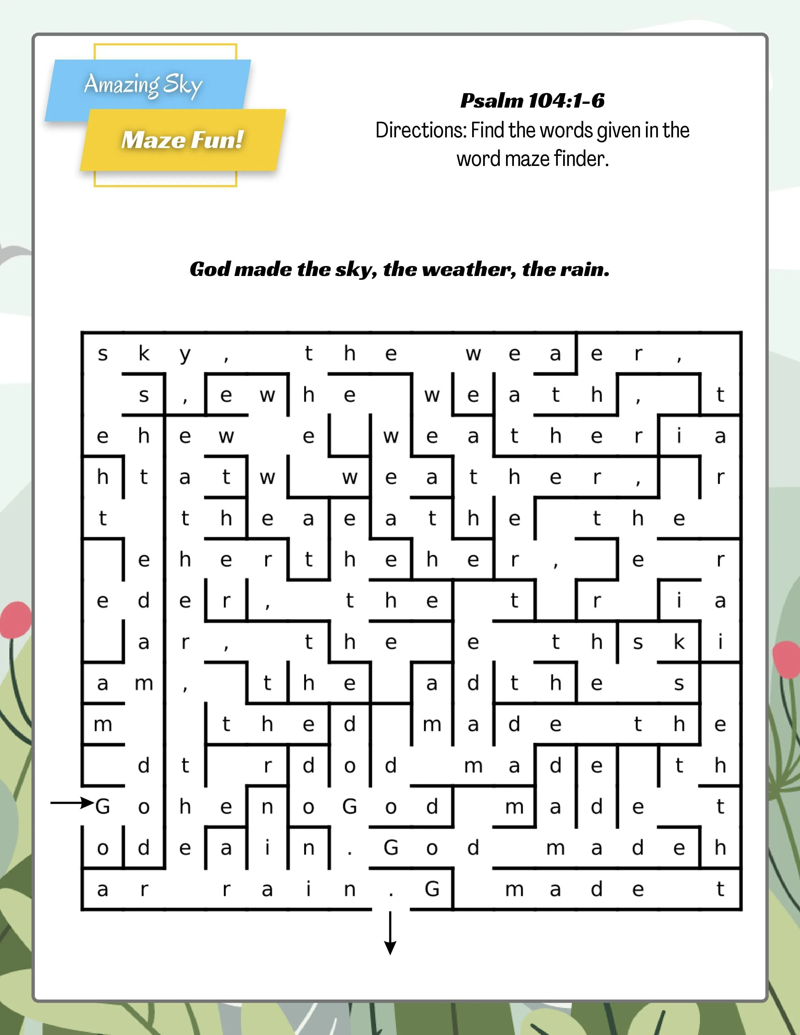 Amazing Nature: 7-Lesson Sunday School Curriculum (download only) - Image 13