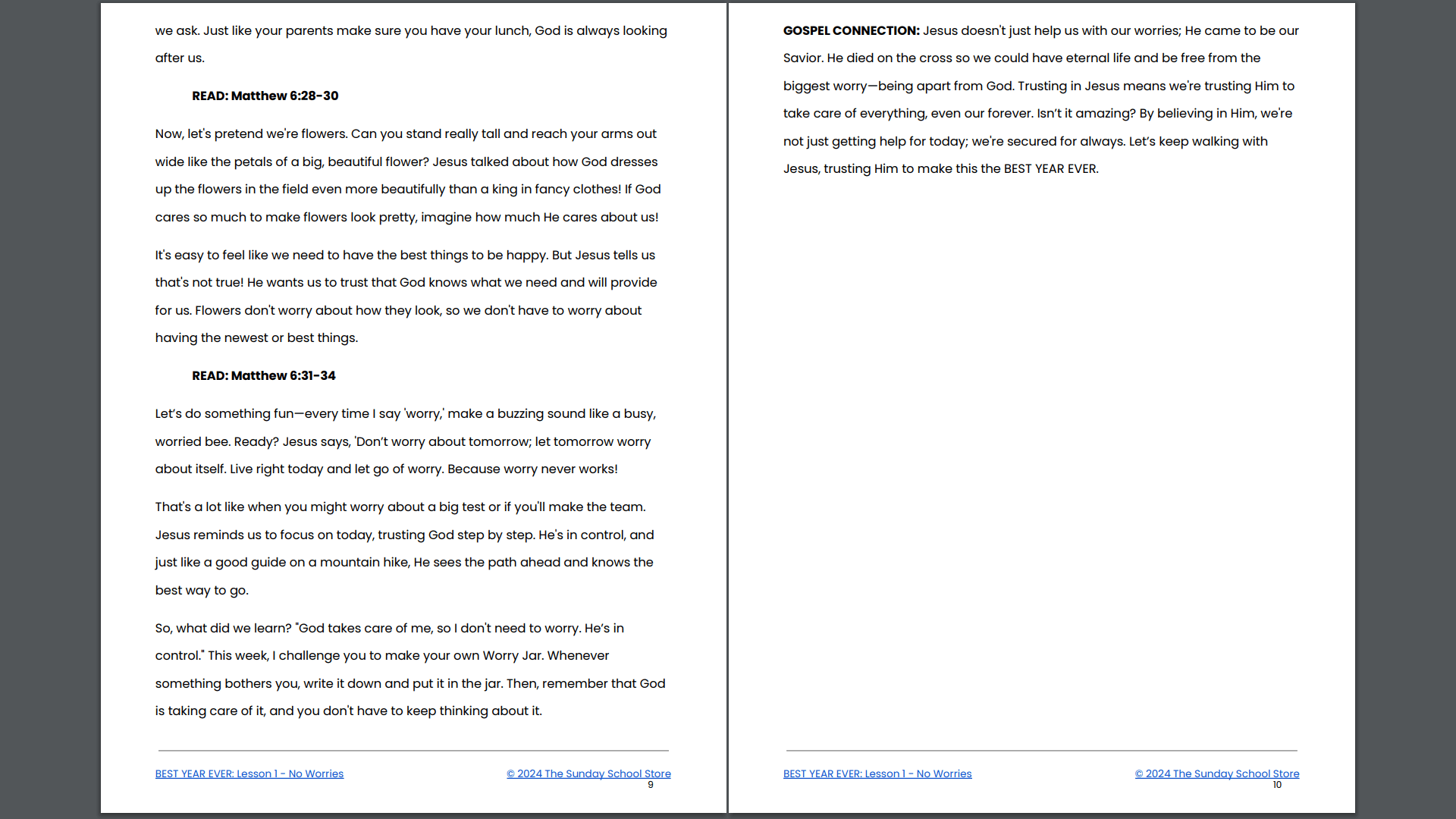 BEST YEAR EVER: 4-Week Children's Ministry Curriculum - Image 6