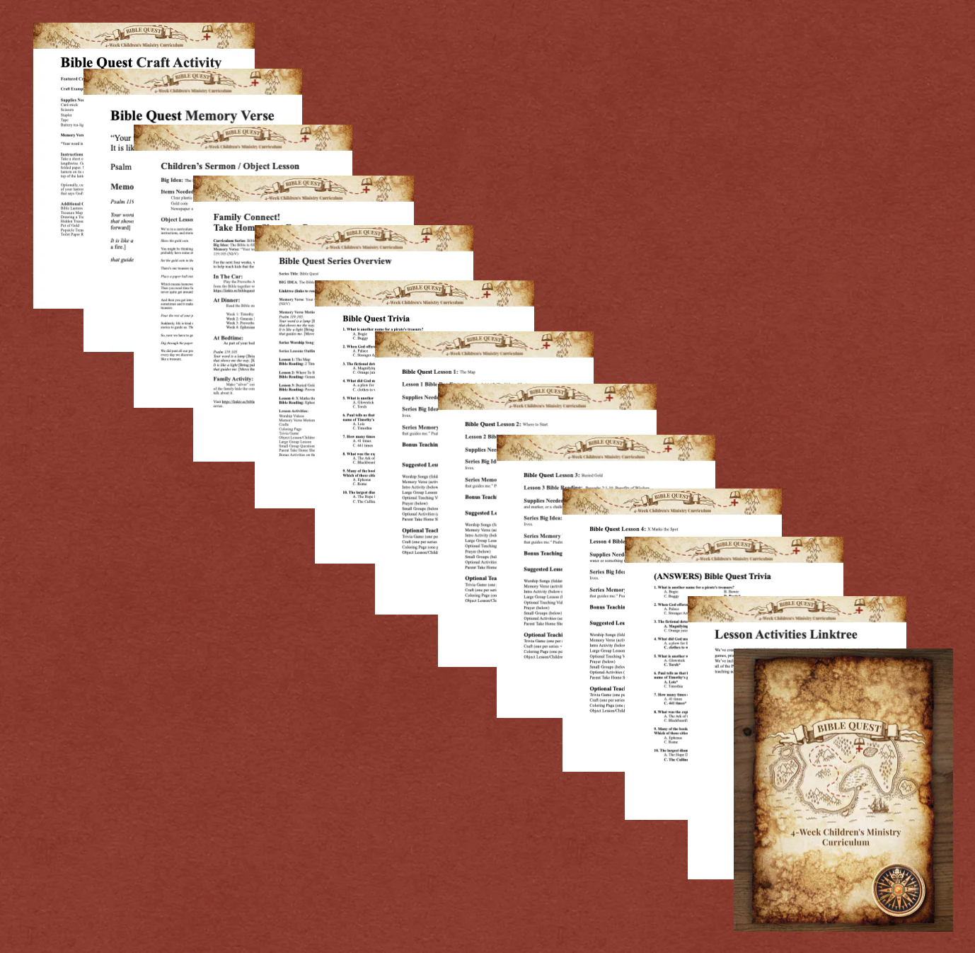 Bible Quest 4-Week Children’s Ministry Curriculum - Image 2
