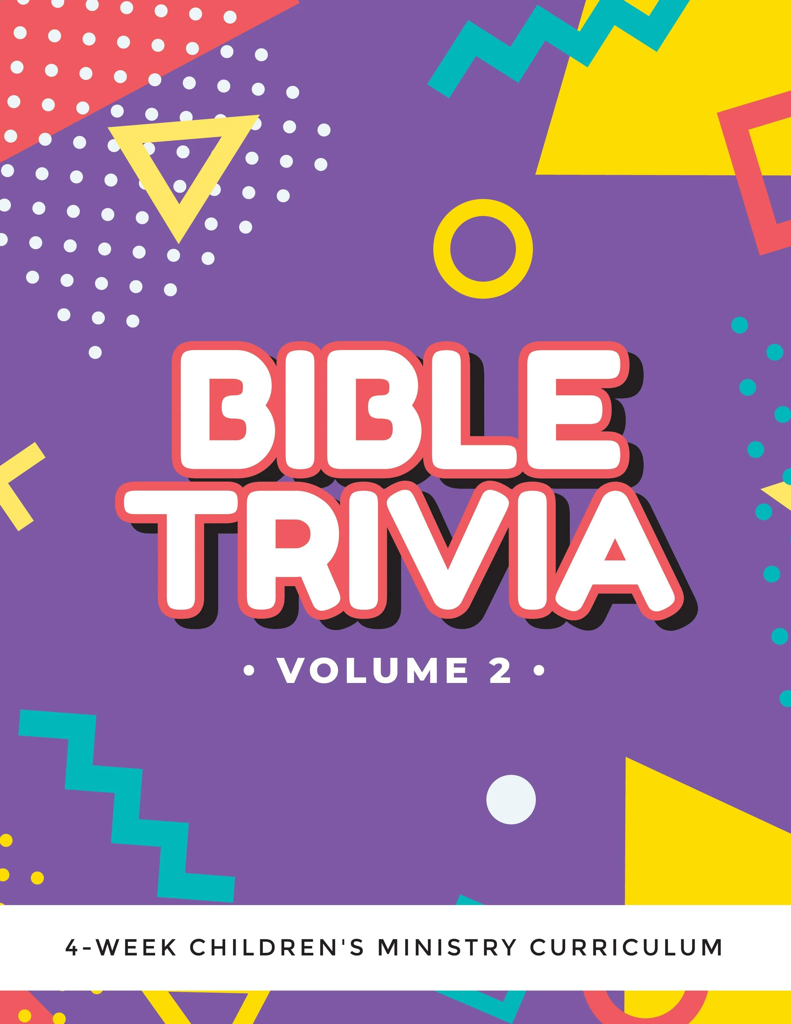 Bible Trivia Volume 2 (New Testament) 4-Week Children’s Ministry Curriculum - Image 2