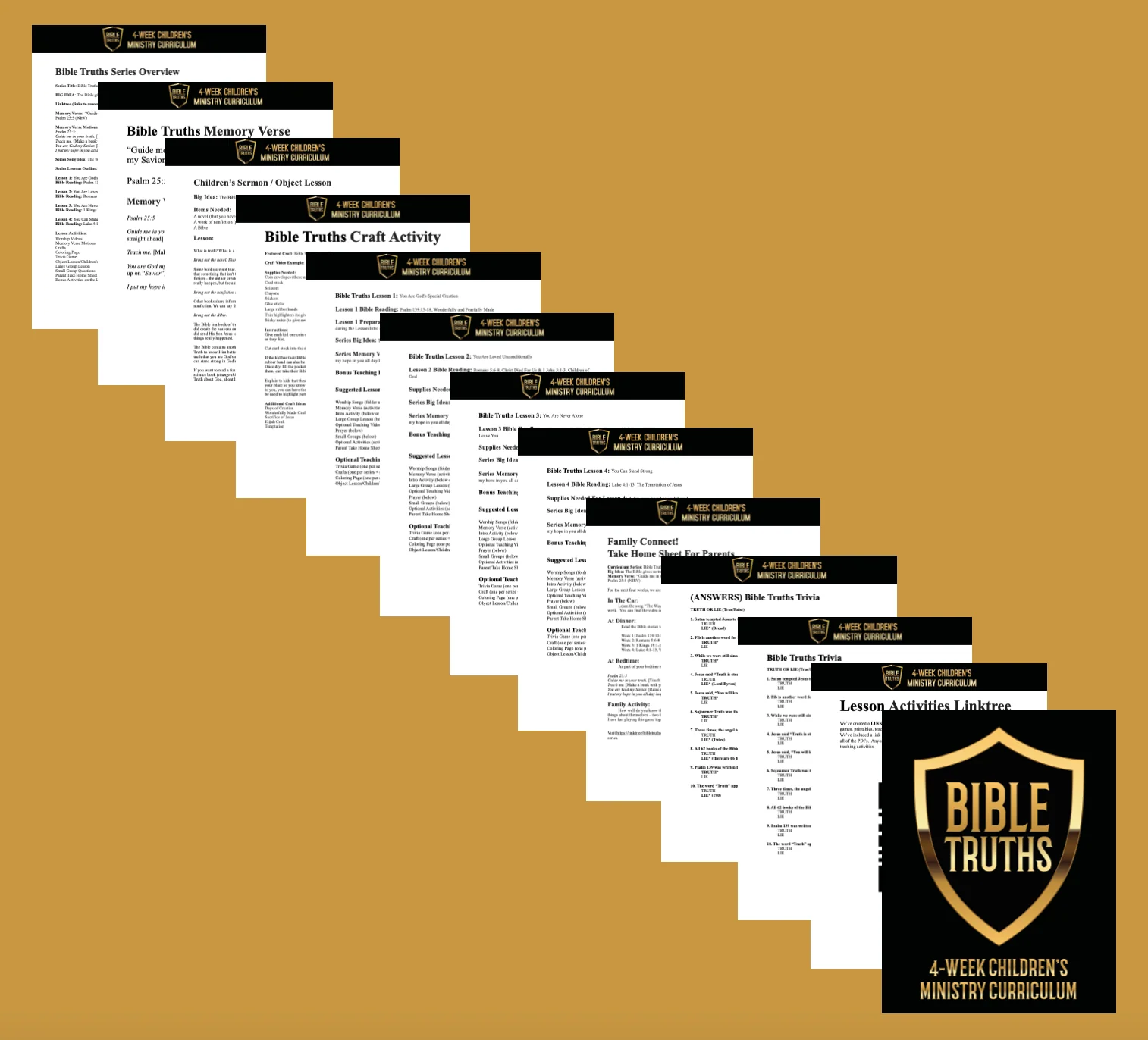 Bible Truths 4-Week Children’s Ministry Curriculum - Image 3