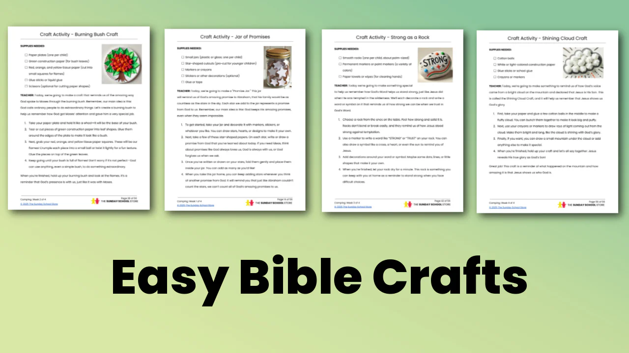 Camping: 4-Week Children's Ministry Curriculum (age 6-12) - Image 4