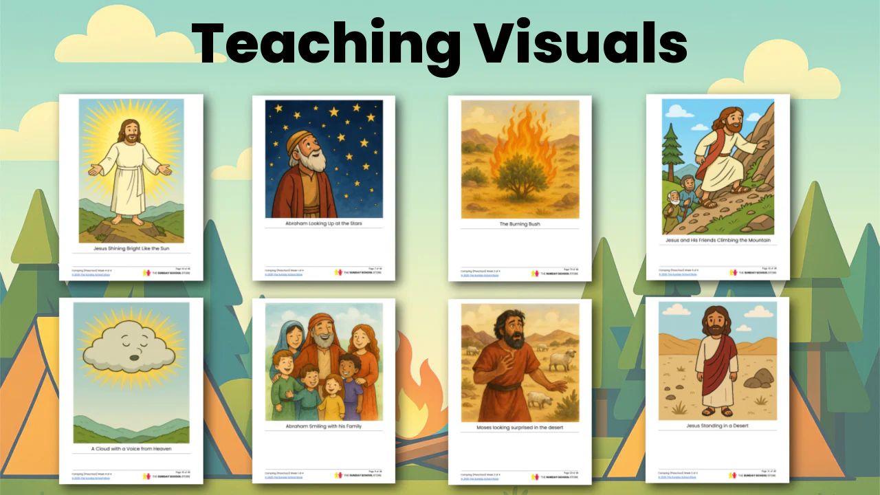 Camping PreK 4-Week Preschool Curriculum (ages 3-5) - Image 5