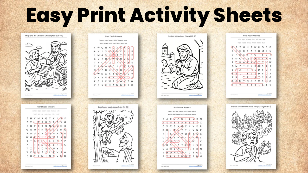 CLUE: 4-Week Children's Ministry Curriculum - Image 4