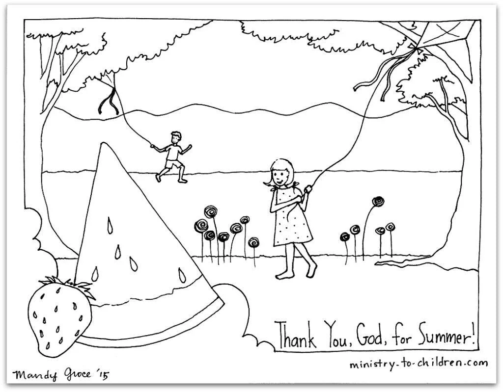God's Good Creation - 23 Page Coloring Book & Teacher Talking Points - Image 24