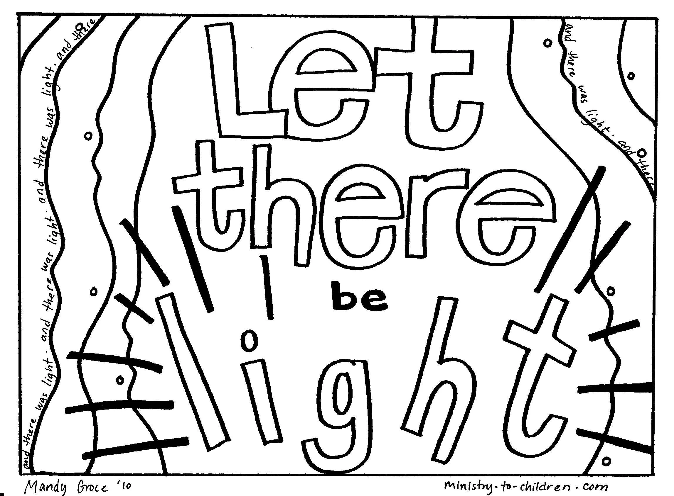 God's Good Creation - 23 Page Coloring Book & Teacher Talking Points - Image 4