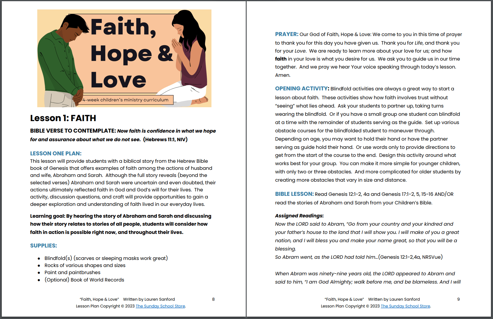 Faith, Hope, & Love: 4-Week Children’s Ministry Curriculum from 1 Corinthians 13:13 - Image 7