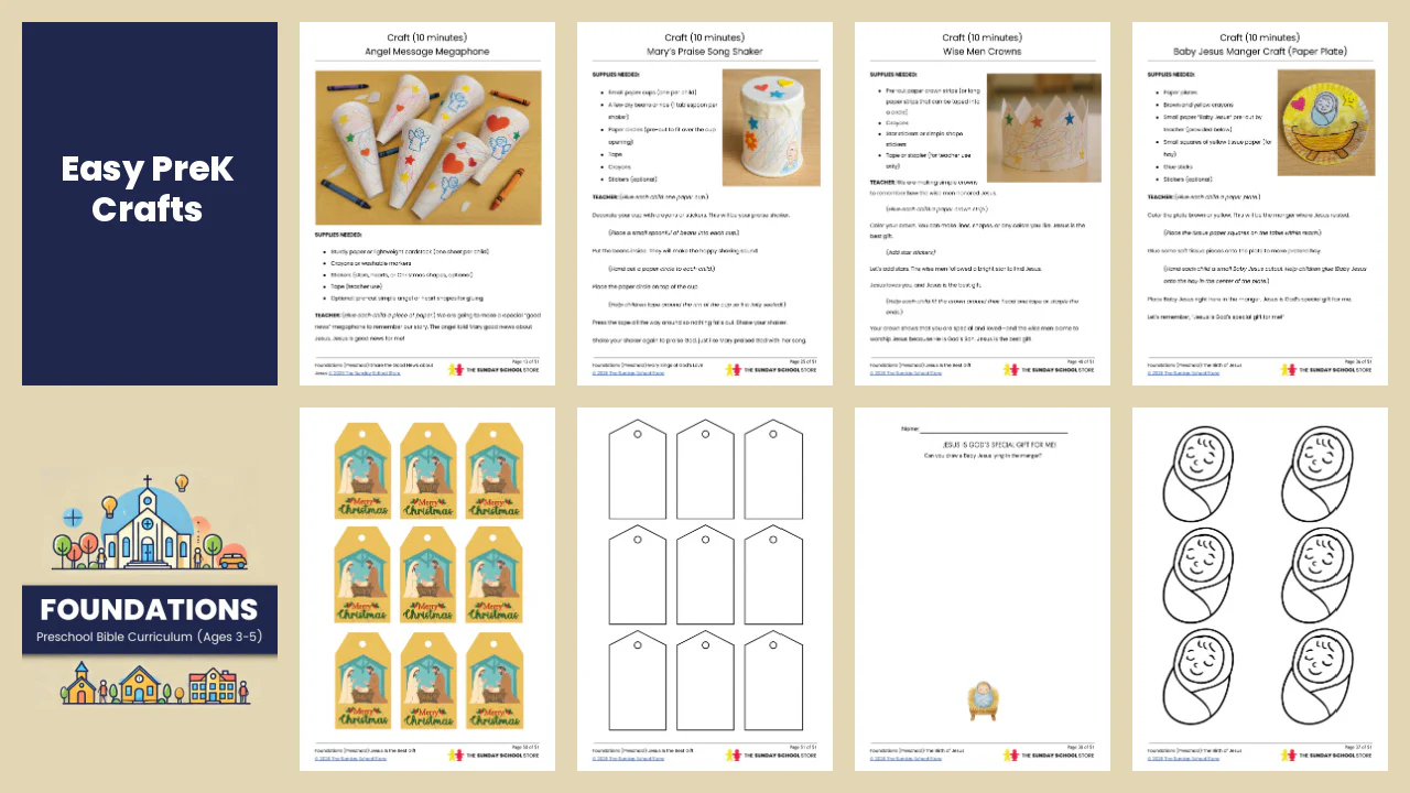 FOUNDATIONS: Preschool Bible Curriculum (Ages 3-5 Years Old) - Image 4