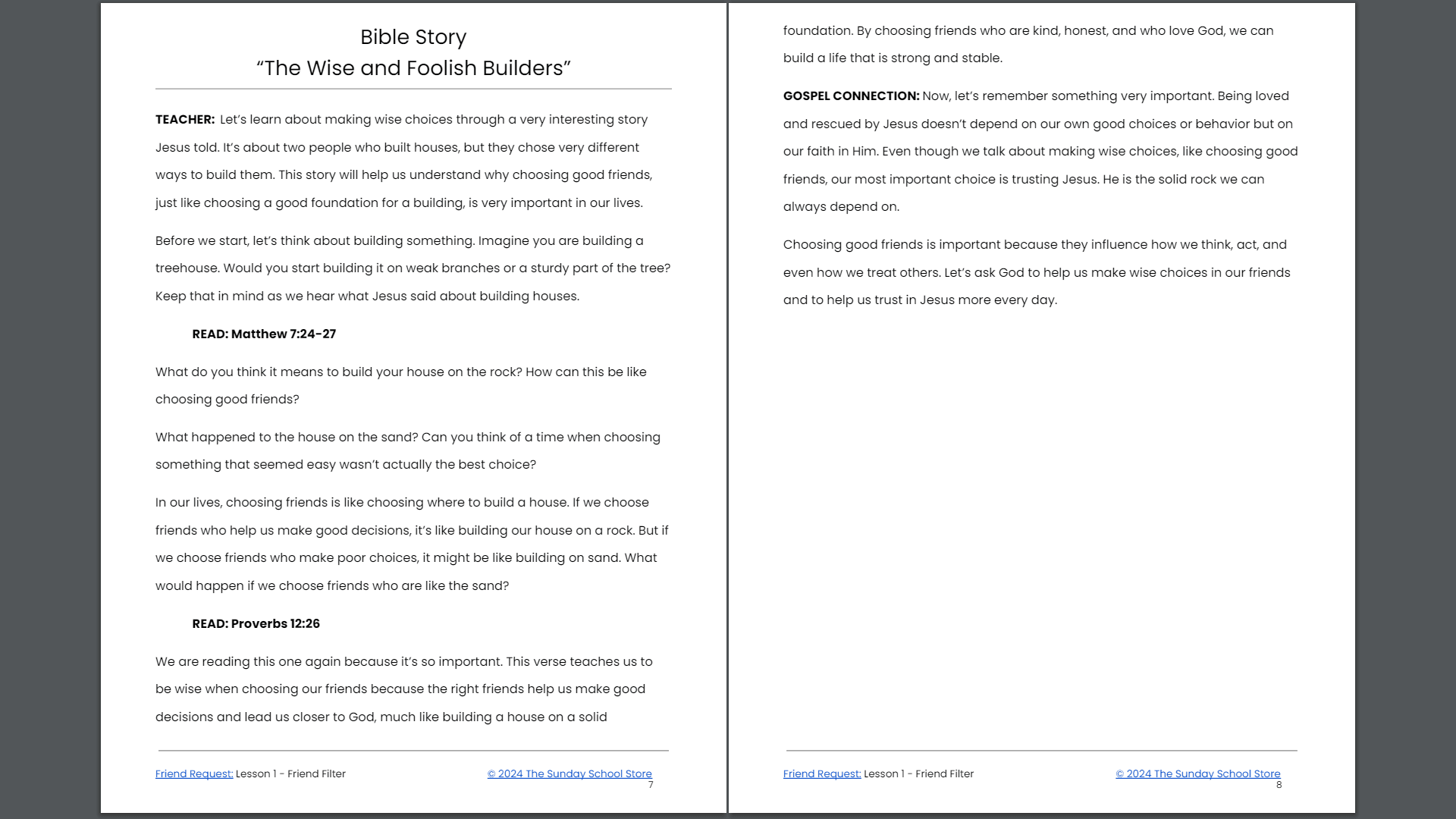 Friend Request: 4-Week Sunday School Curriculum for Children’s Ministry - Image 8