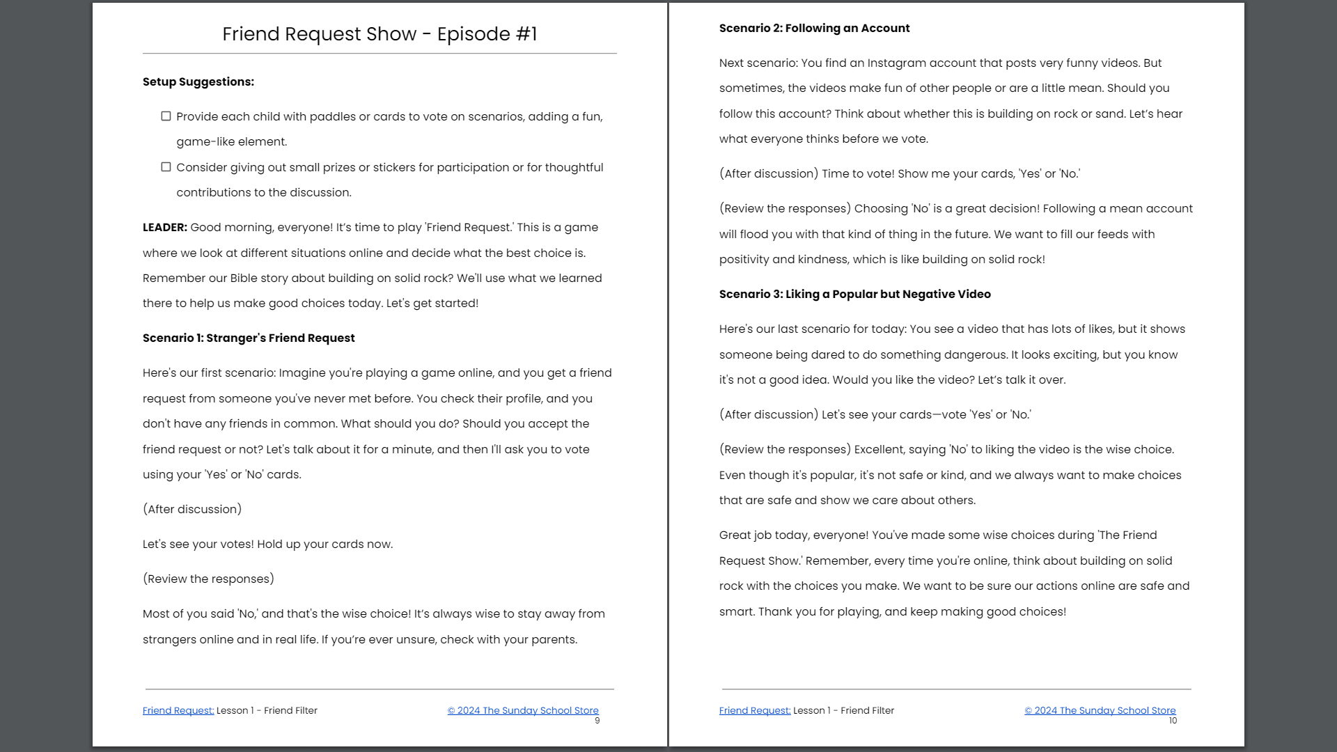 Friend Request: 4-Week Sunday School Curriculum for Children’s Ministry - Image 9
