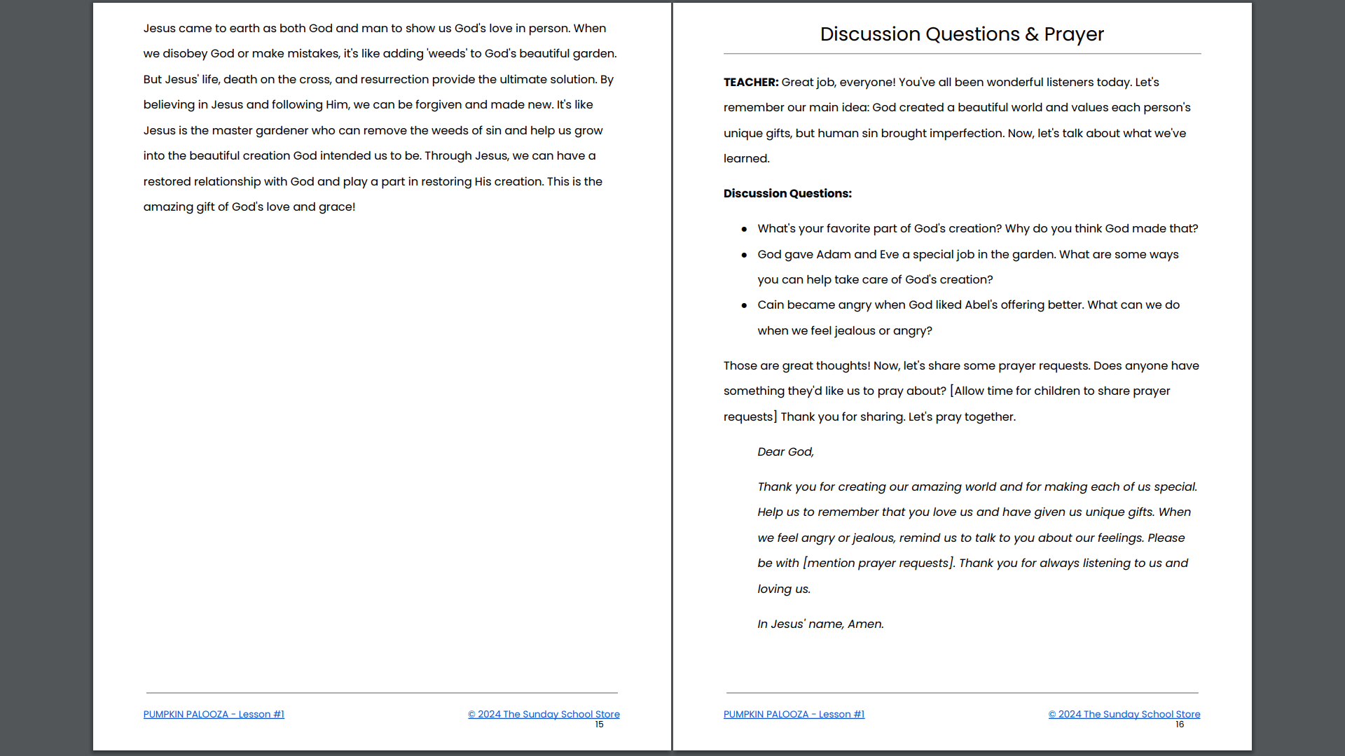 PUMPKIN PALOOZA: 4-Lesson Fall Themed Children's Ministry Curriculum - Image 10