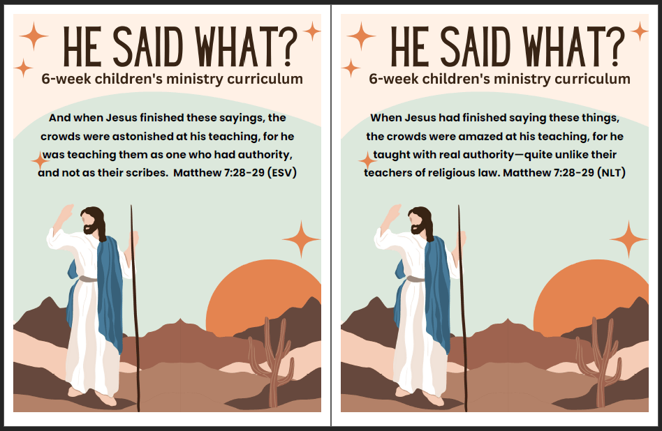 He Said What? 6-Lesson Bible Curriculum for Kids Church or Sunday School - Image 6
