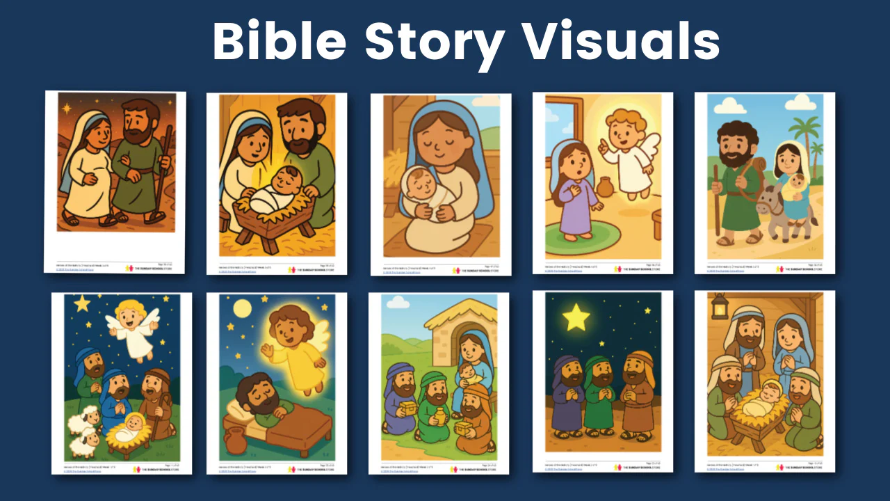 Heroes of the Nativity:  5-Week Preschool Curriculum for Christmas (ages 3-5) - Image 2