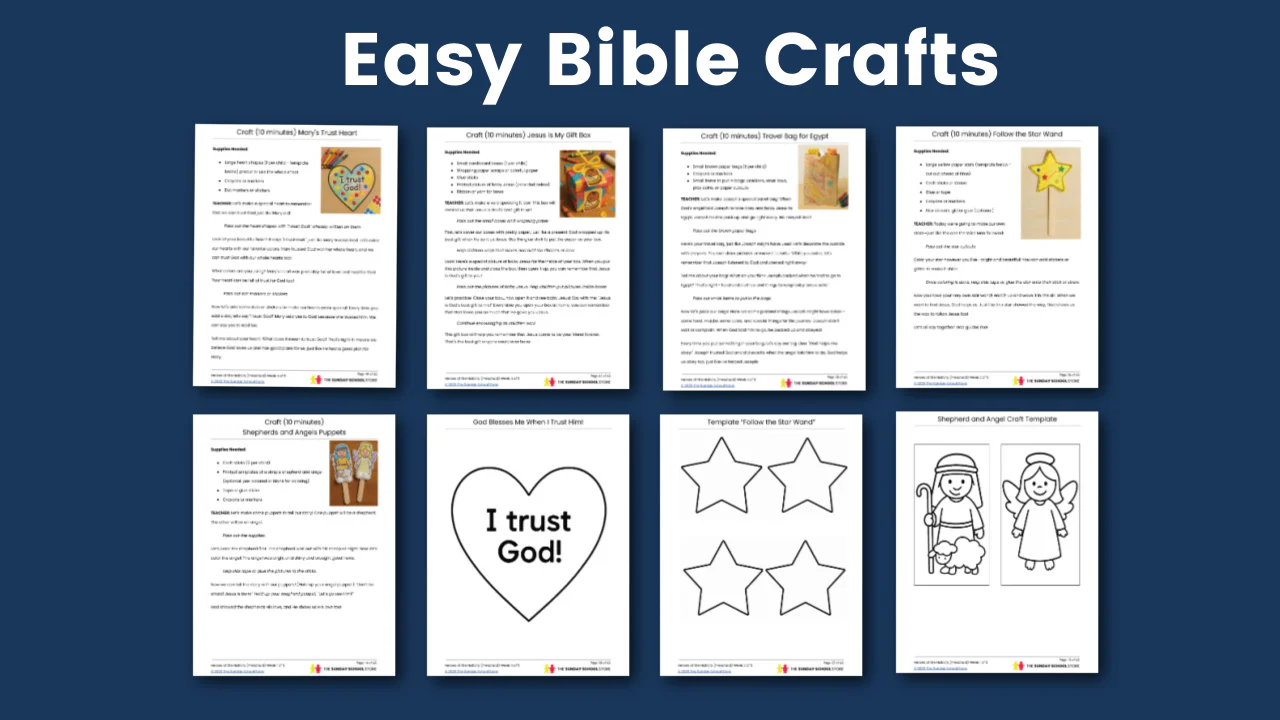 Heroes of the Nativity:  5-Week Preschool Curriculum for Christmas (ages 3-5) - Image 4