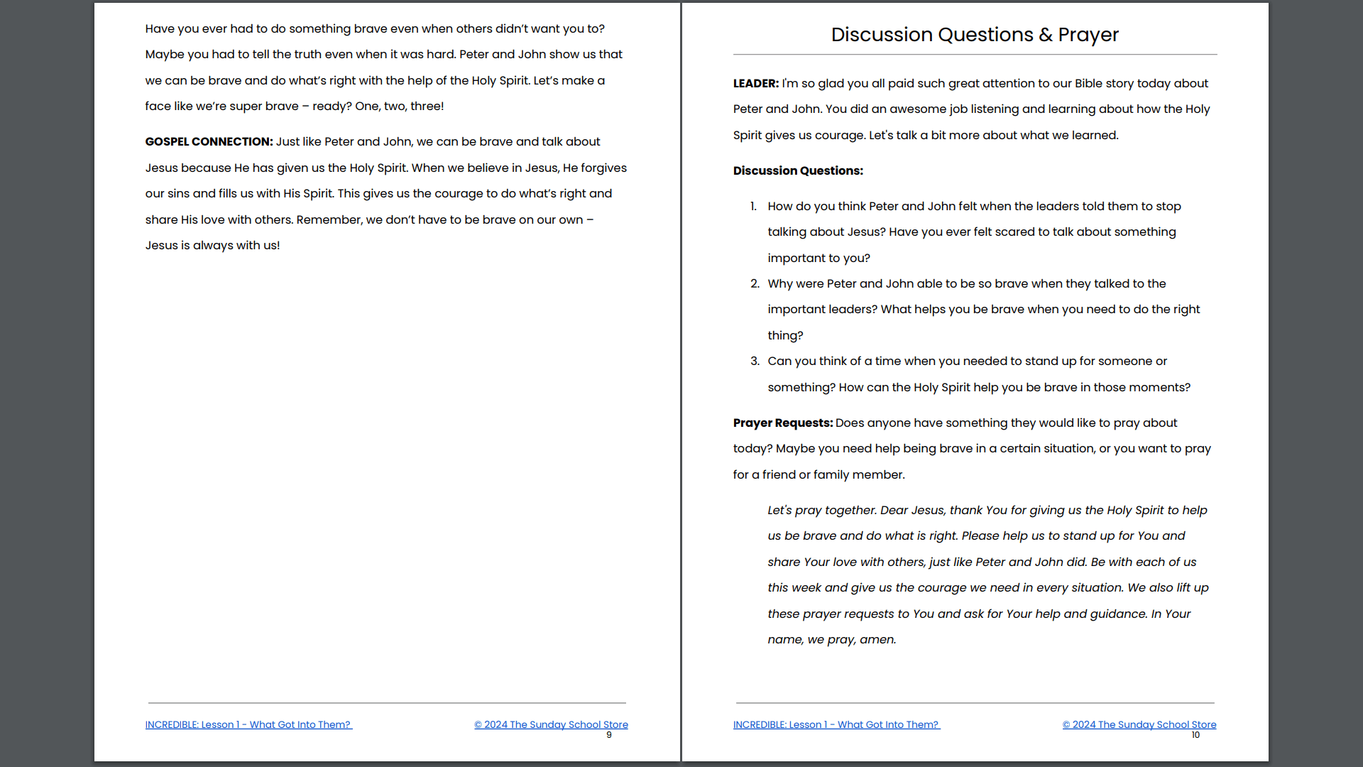 Incredible: 4-Lesson Sunday School Curriculum for Children's Ministry - Image 8