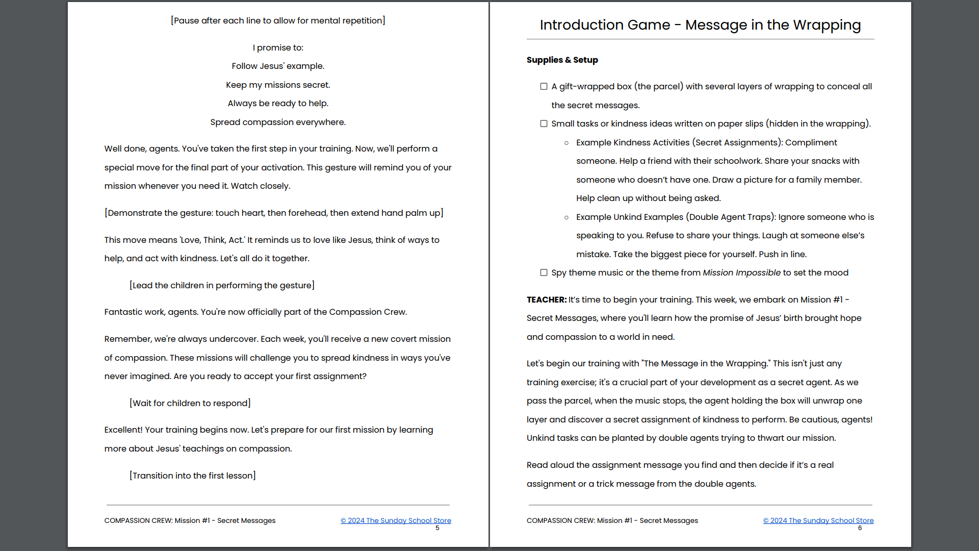 Compassion Crew: 4-Lesson Christmas Sunday School Curriculum for Children's Ministry - Image 4