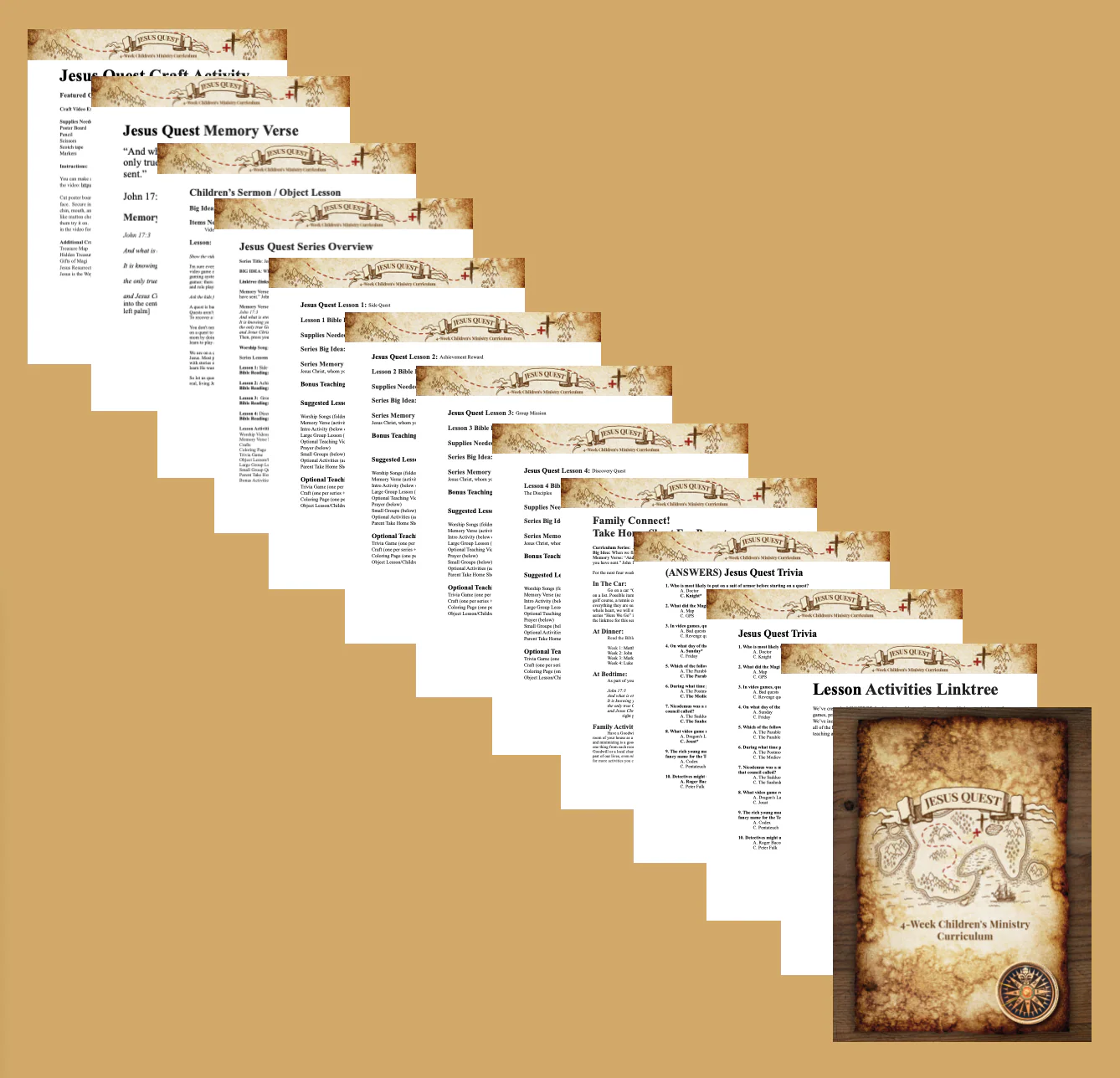 Jesus Quest 4-Week Children’s Ministry Curriculum - Image 3