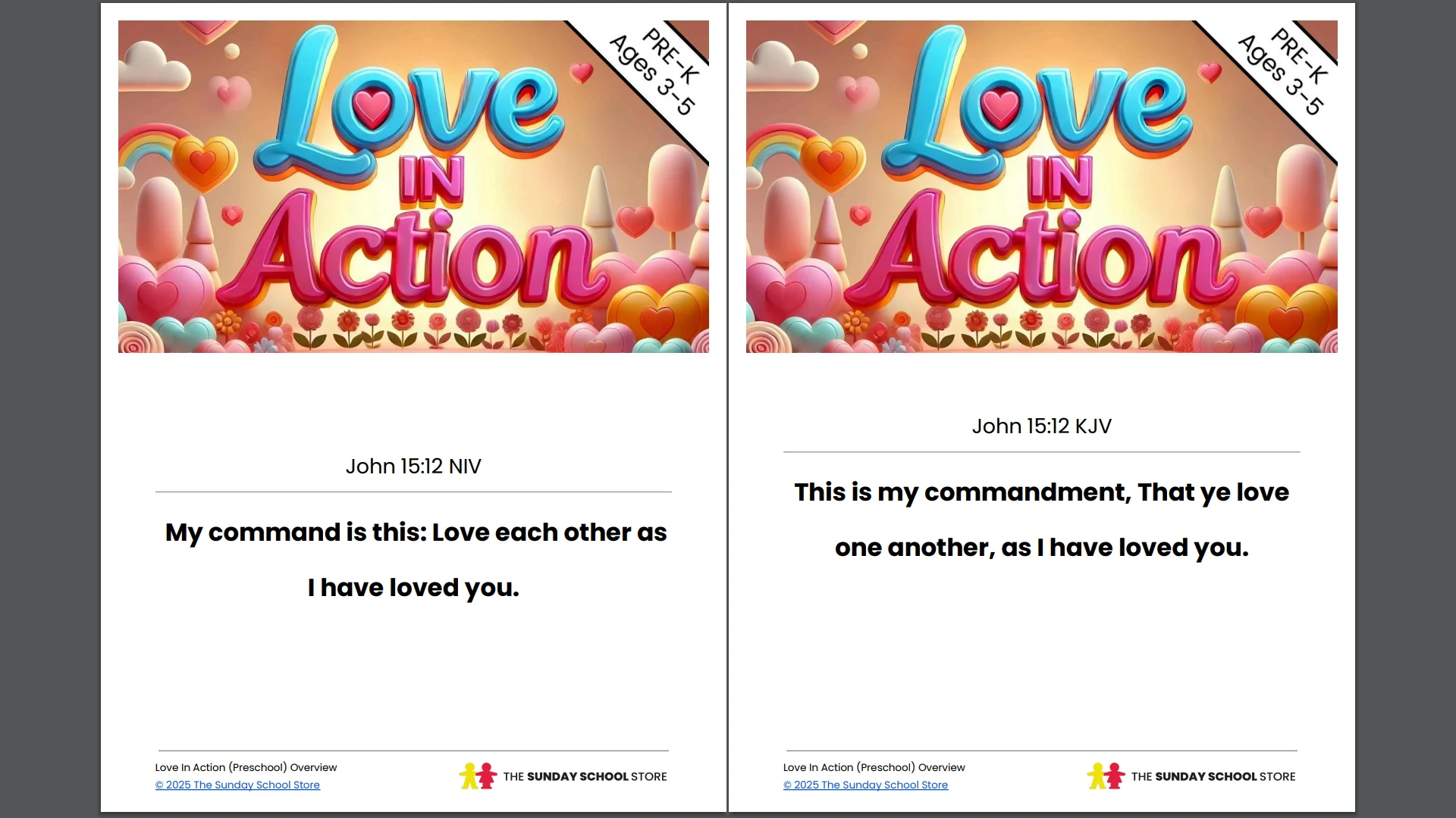 Love In Action Pre-K: 4-Lesson Curriculum for Valentine's Day (ages 3-5) - Image 10