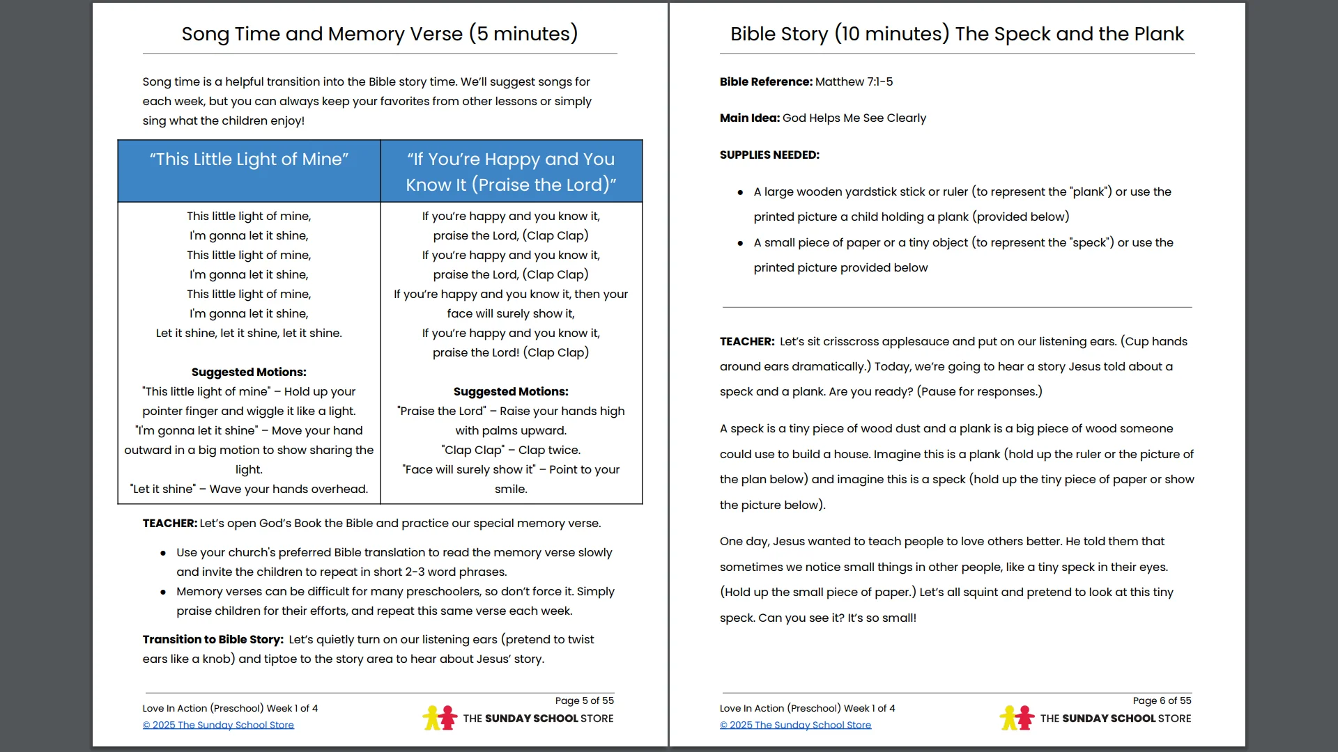 Love In Action Pre-K: 4-Lesson Curriculum for Valentine's Day (ages 3-5) - Image 5