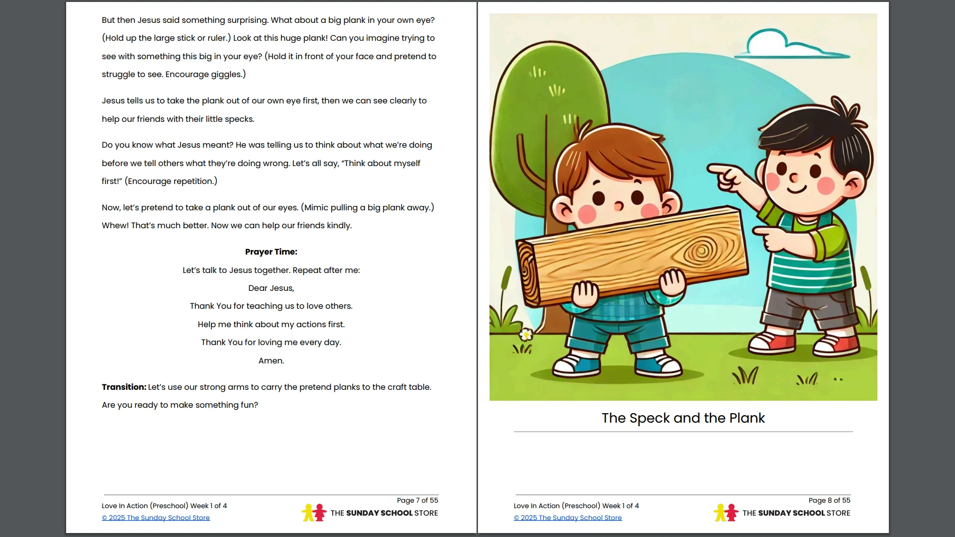 Love In Action Pre-K: 4-Lesson Curriculum for Valentine's Day (ages 3-5) - Image 6