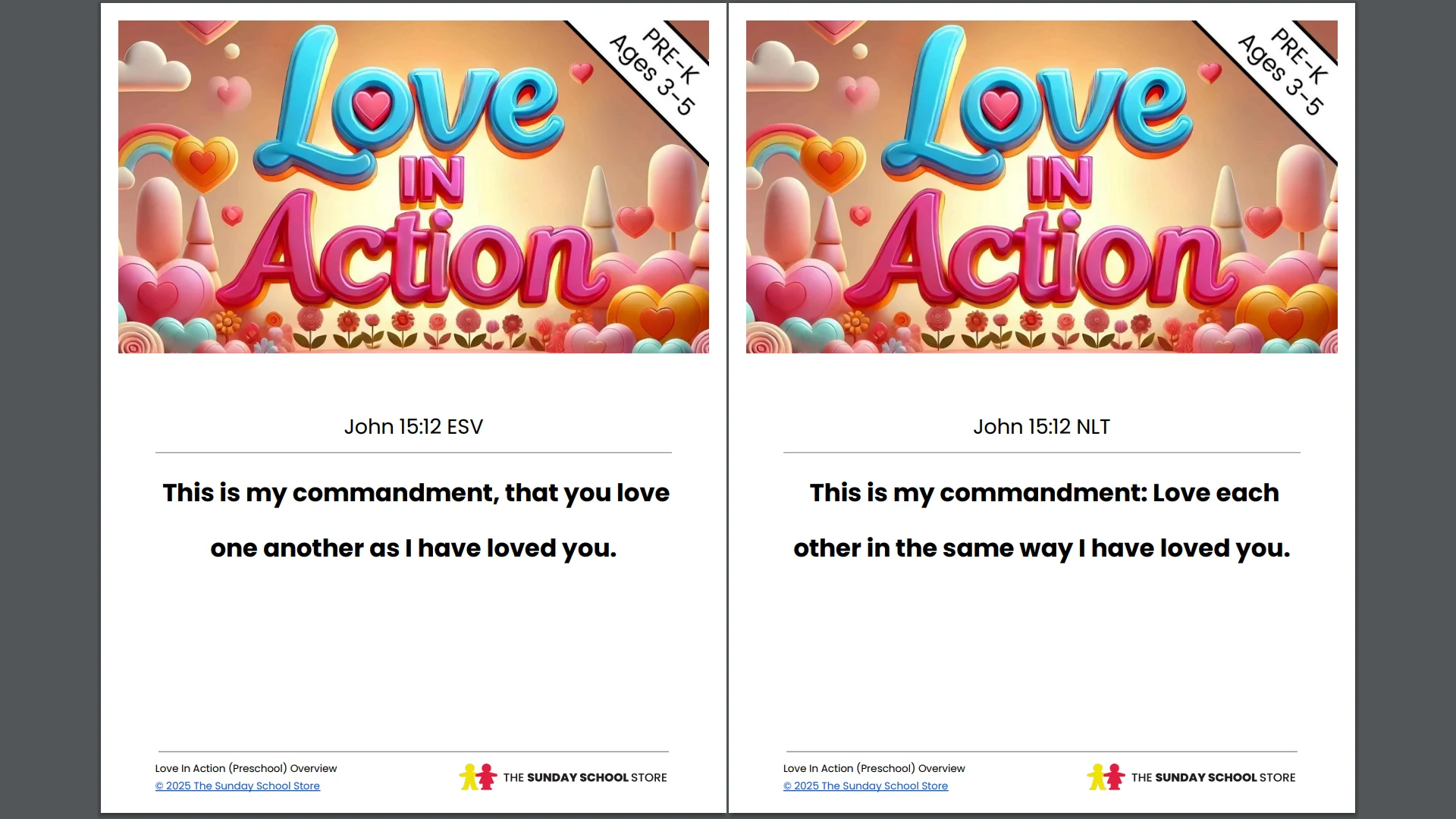 Love In Action Pre-K: 4-Lesson Curriculum for Valentine's Day (ages 3-5) - Image 9