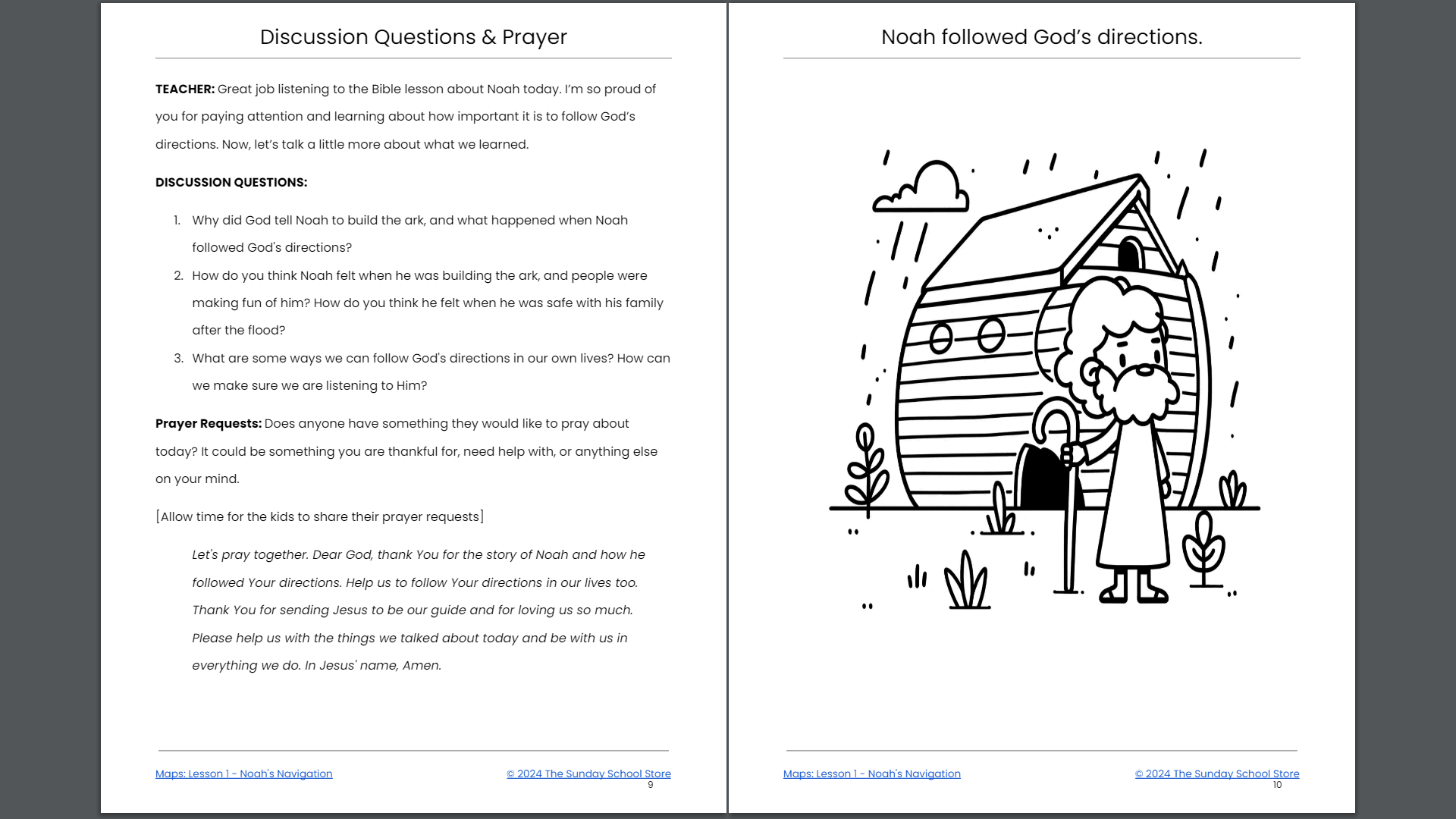 Maps: 4-Week Sunday School Curriculum for Children’s Ministry - Image 3