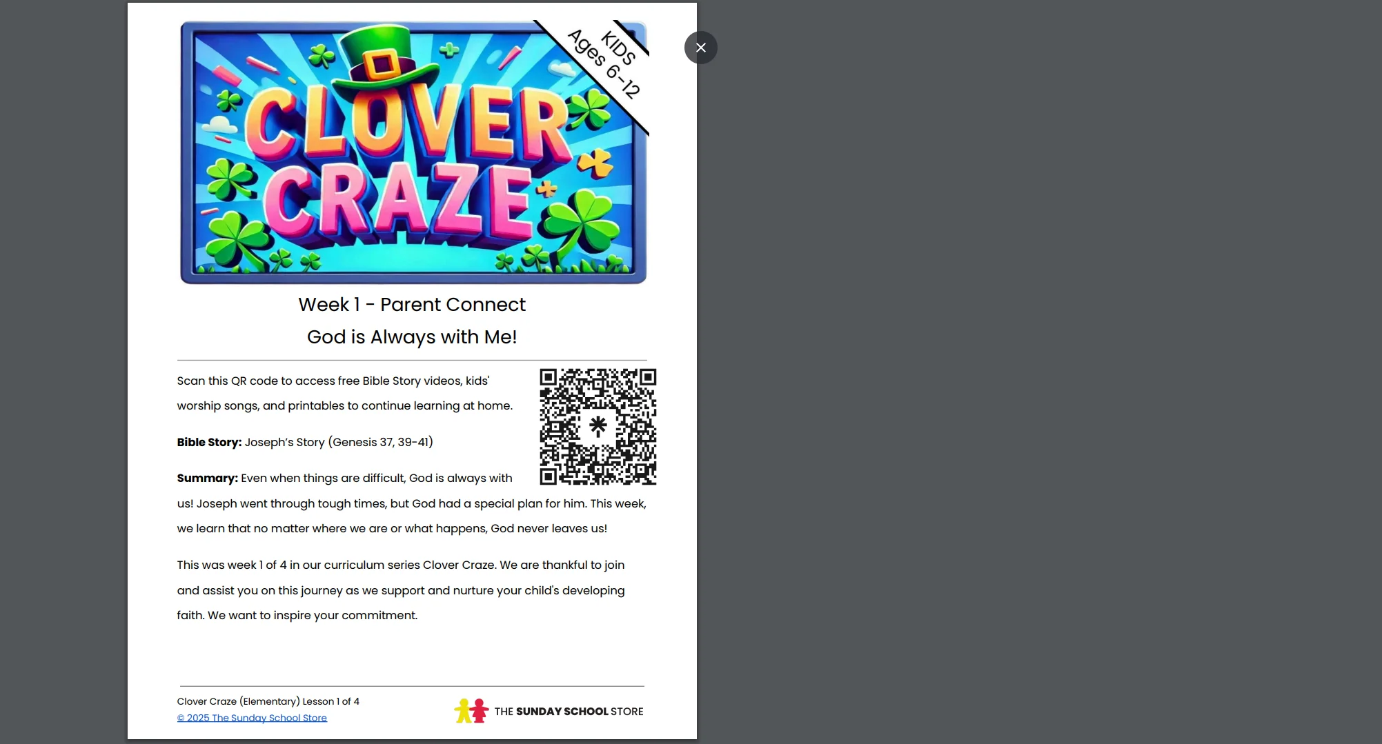 NEW Clover Craze: 4-Week Children's Ministry Curriculum (Age 6-12) St. Patrick's Day - Image 12