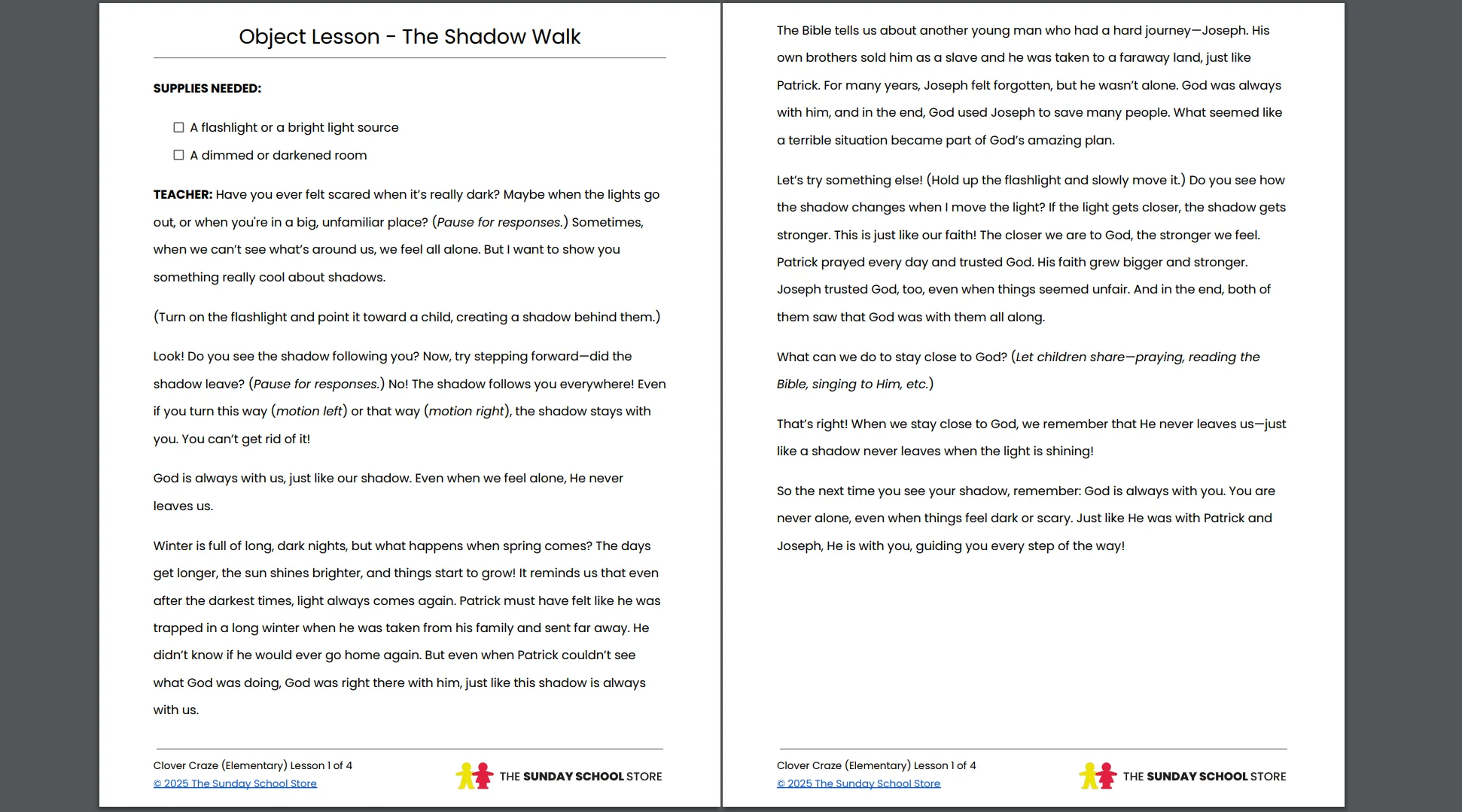 NEW Clover Craze: 4-Week Children's Ministry Curriculum (Age 6-12) St. Patrick's Day - Image 7