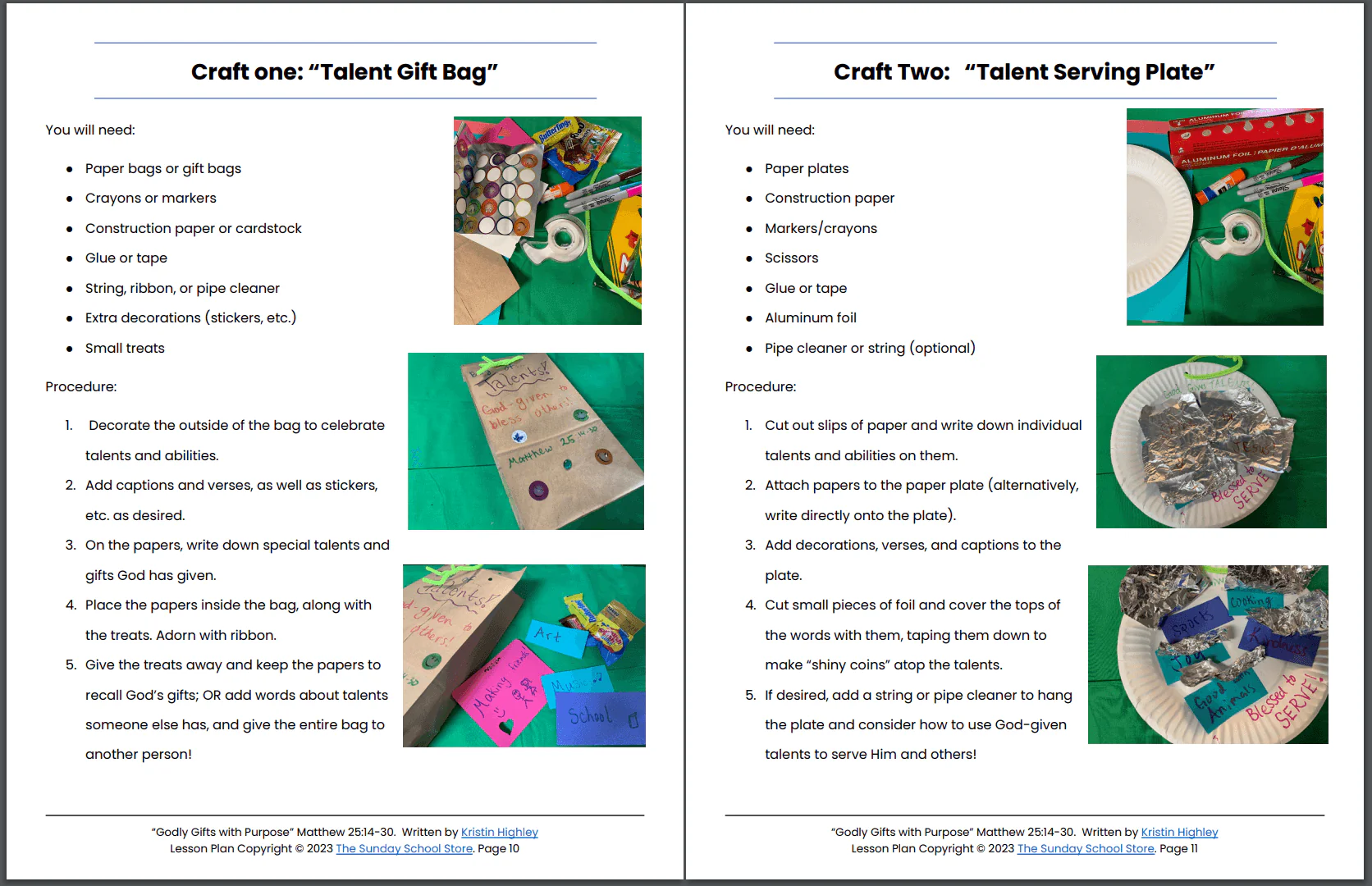 Parable of the Talents (Matthew 25:14-30) Printable Bible Lesson & Sunday School Activities - Image 6
