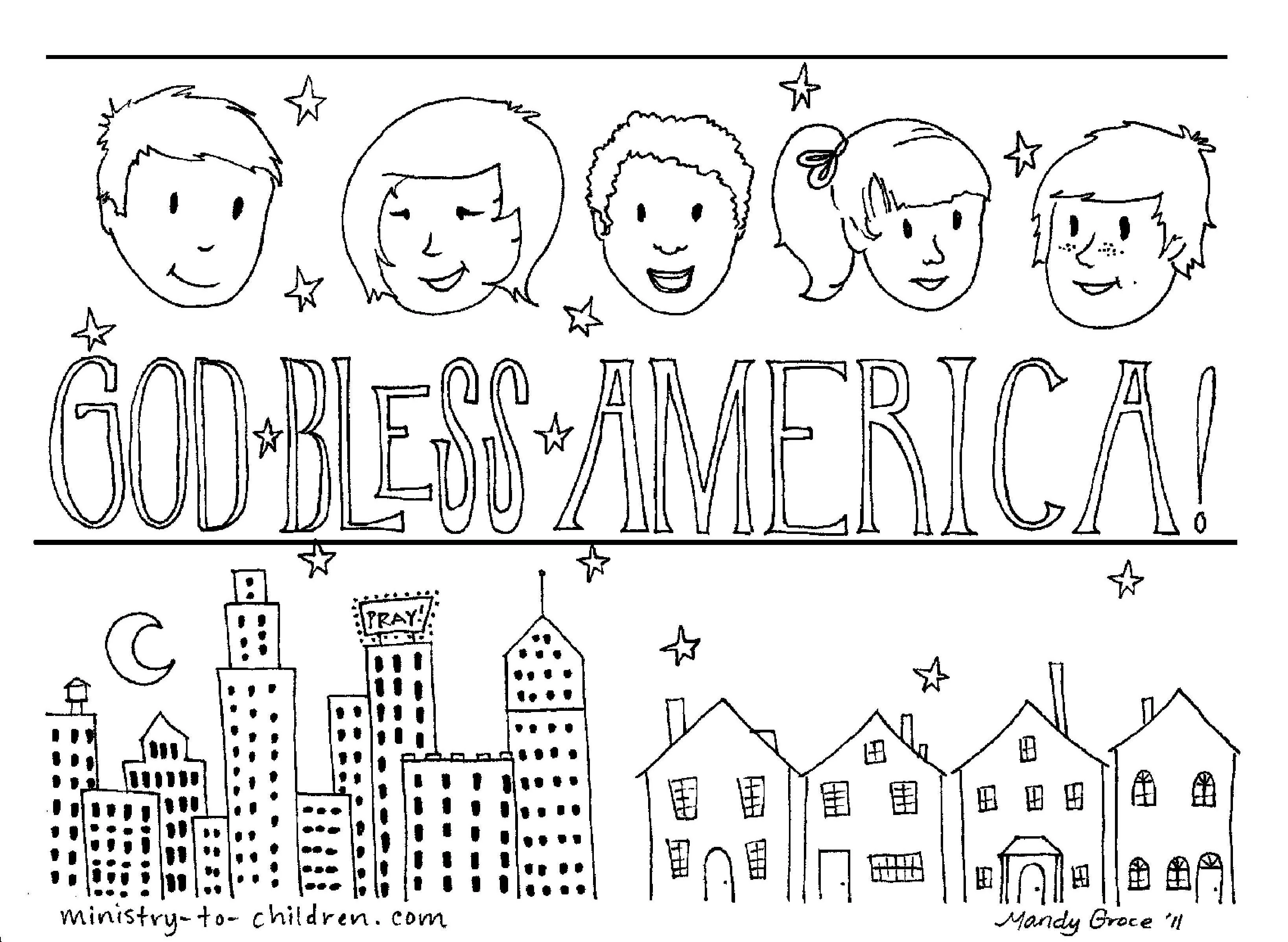 Patriotic Independence Printables (FREE) Coloring Pages for the 4th of July (6 Pages) download only - Image 3