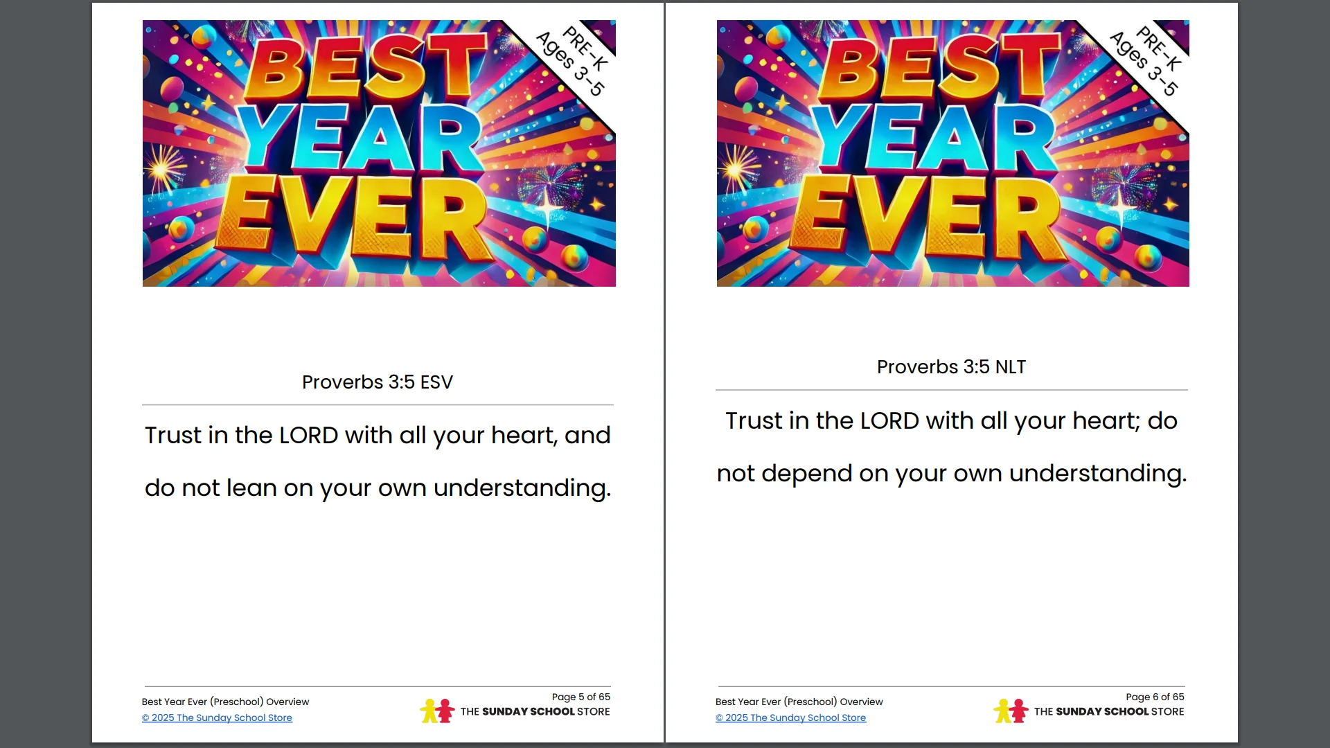 BEST YEAR EVER 4-Week Preschool Curriculum - Image 9