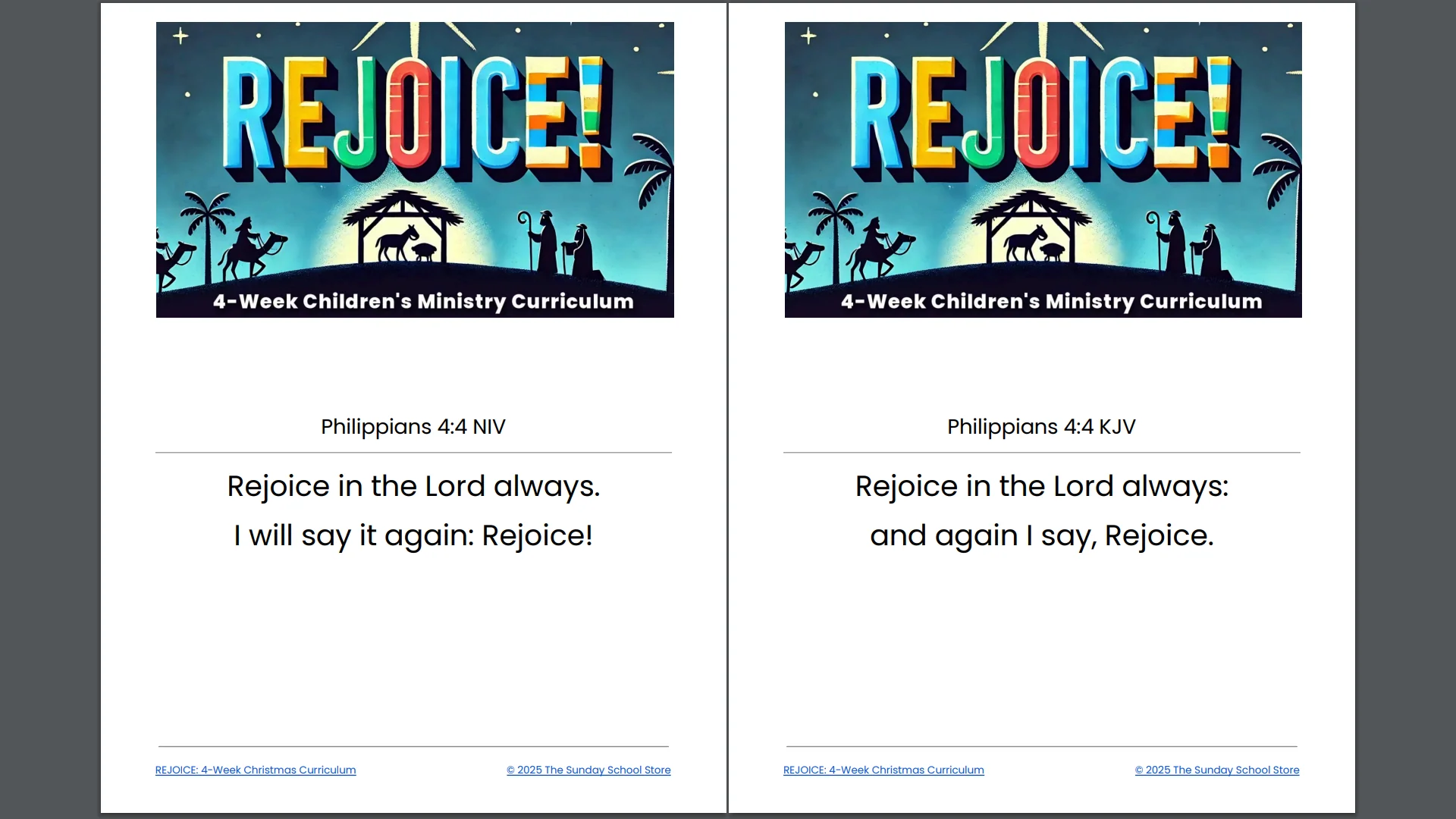 REJOICE 4-Week Christmas Curriculum - Image 10