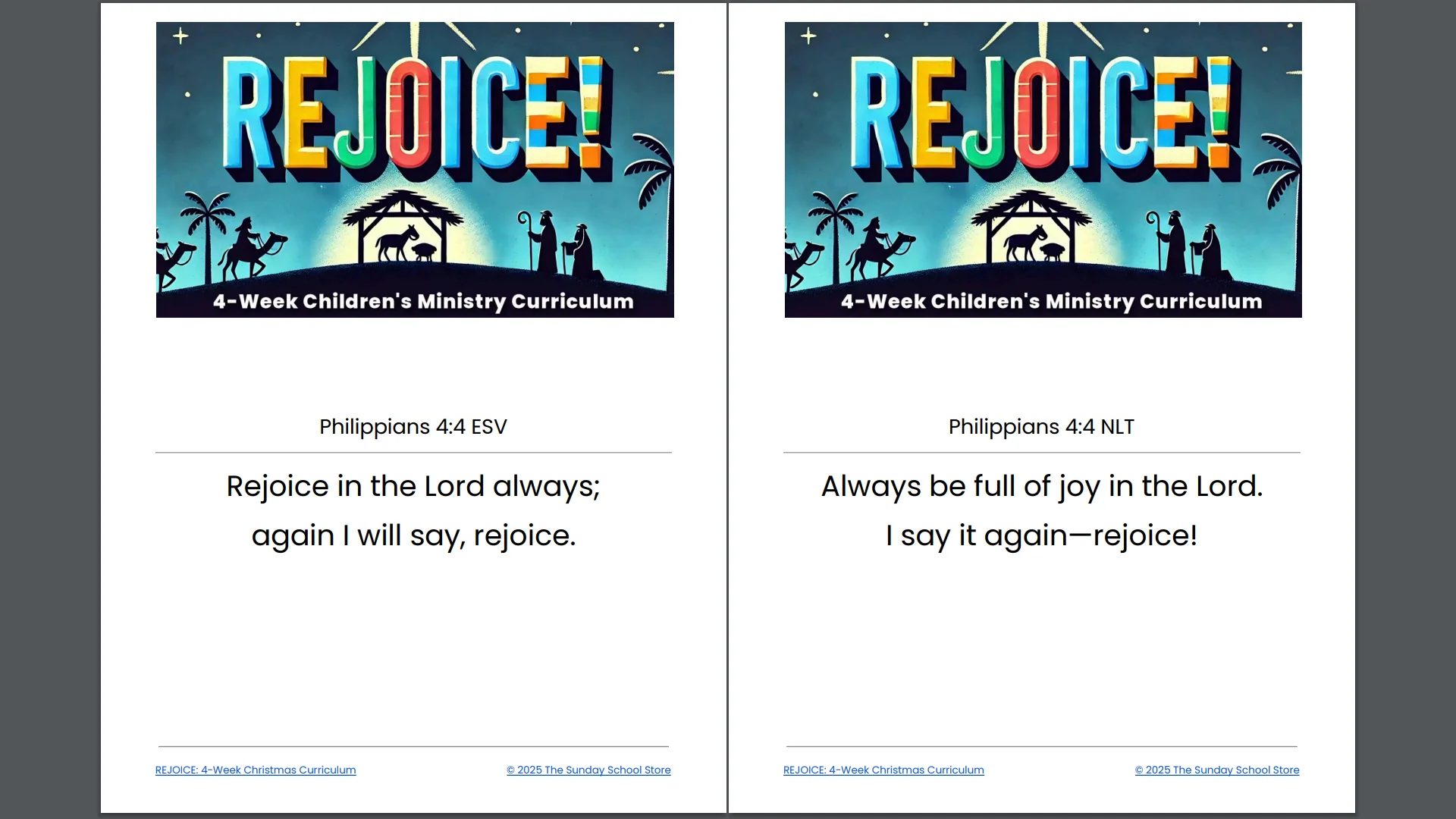 REJOICE 4-Week Christmas Curriculum - Image 9