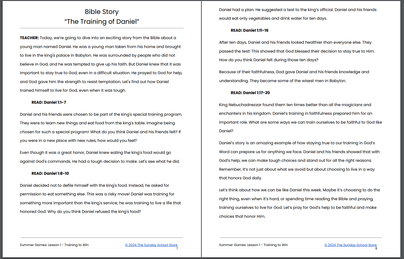 Summer Games: 3-Week Sunday School Curriculum for Children’s Ministry with Olympic Theme for 2024 - Image 8