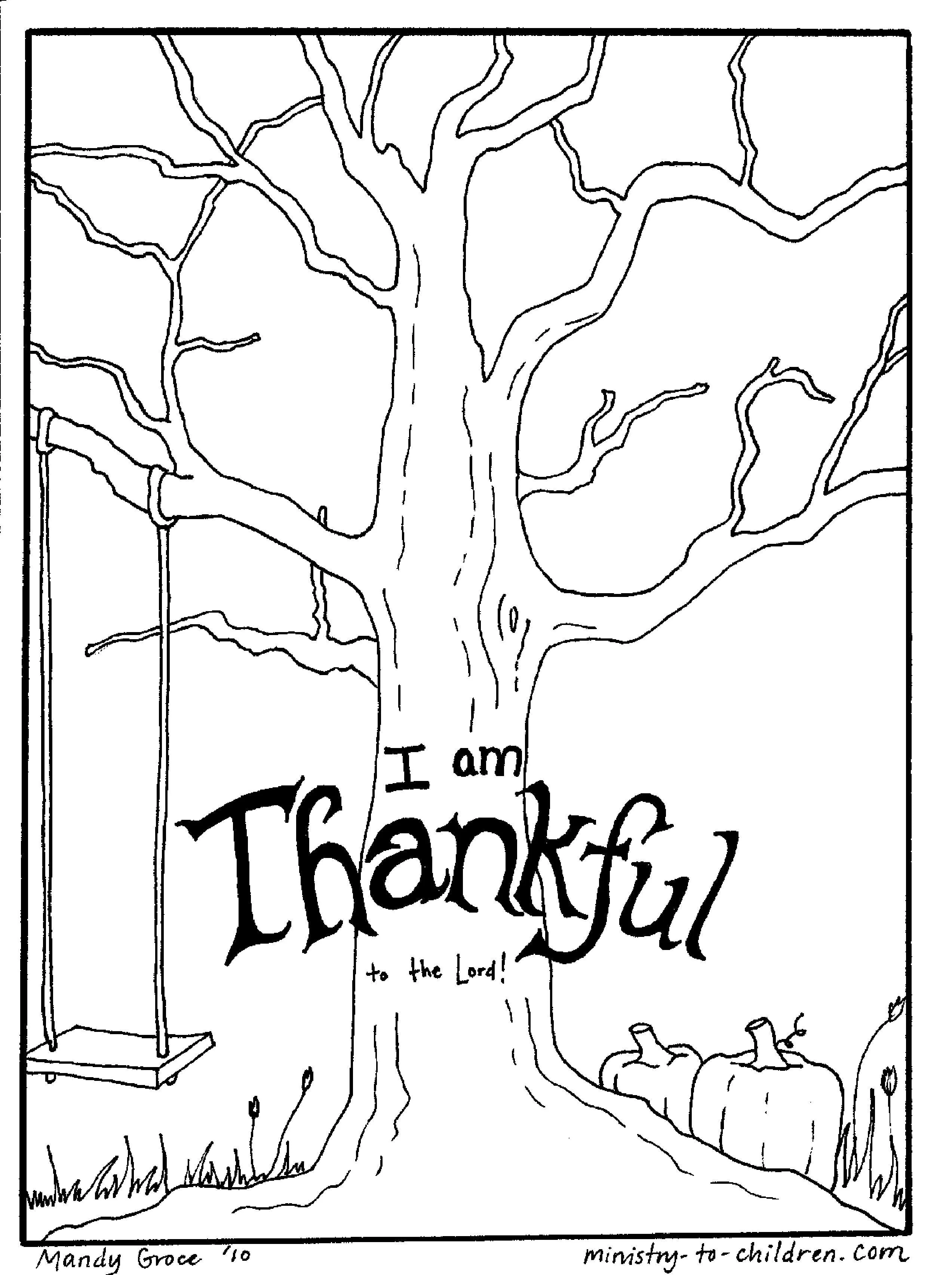 Thanksgiving Coloring Pages (FREE) 8-Page PDF Download - Image 8