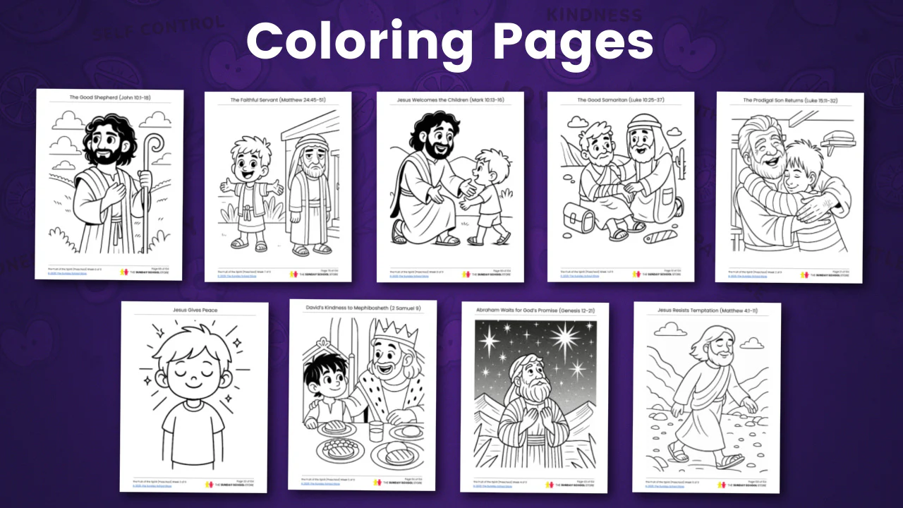 The Fruit of the Spirit: 9-Week Preschool Ministry Curriculum (ages 3-5) - Image 4