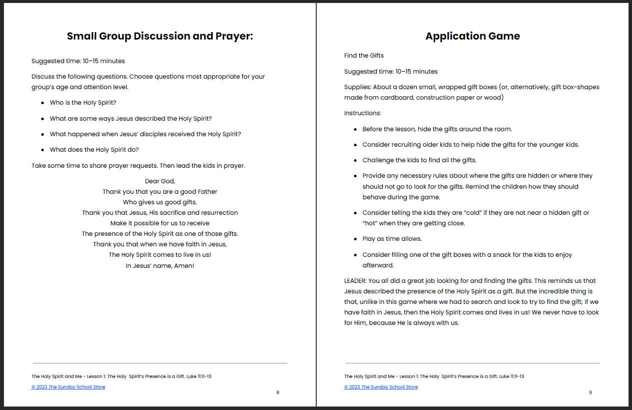 The Holy Spirit and Me: 4-Week Children's Ministry Curriculum - Image 8