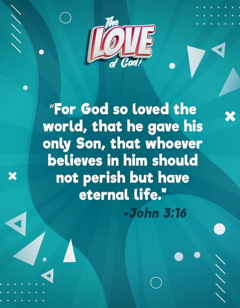 The LOVE of God: 4-Week Sunday School Curriculum - Image 5