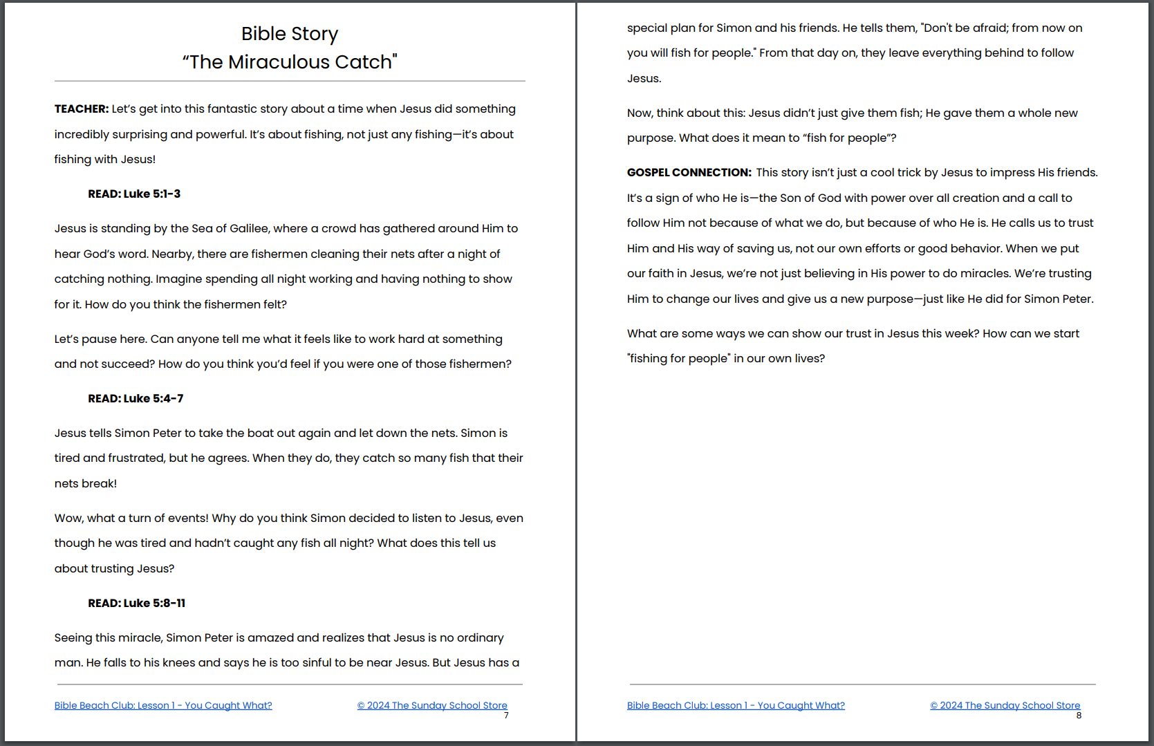 Bible Beach Club: 4-Week Children's Ministry Curriculum (ages 6-12) - Image 5