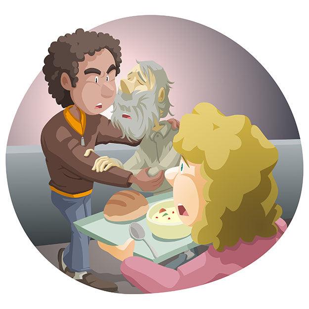 The Rich Man and Lazarus (Luke 16:19-31) Printable Bible Lesson & Sunday School Activities