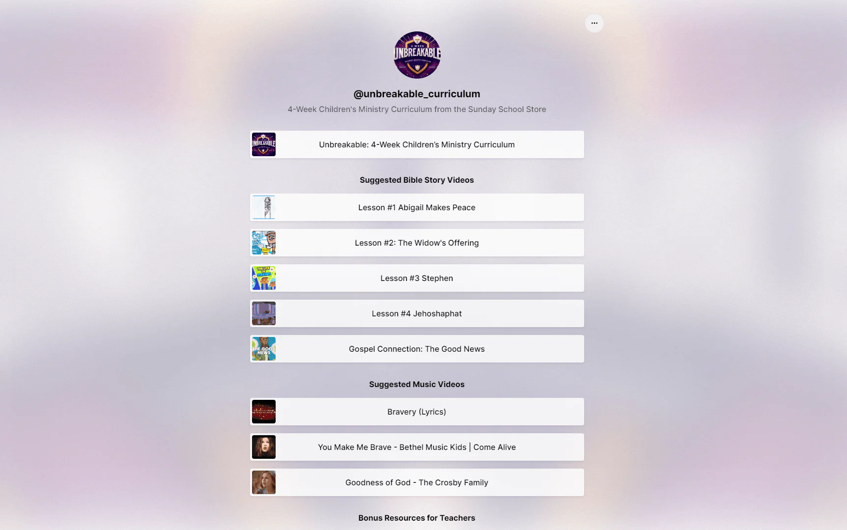 Unbreakable: 4-Week Children’s Ministry Curriculum on Christian Character for Kids - Image 11