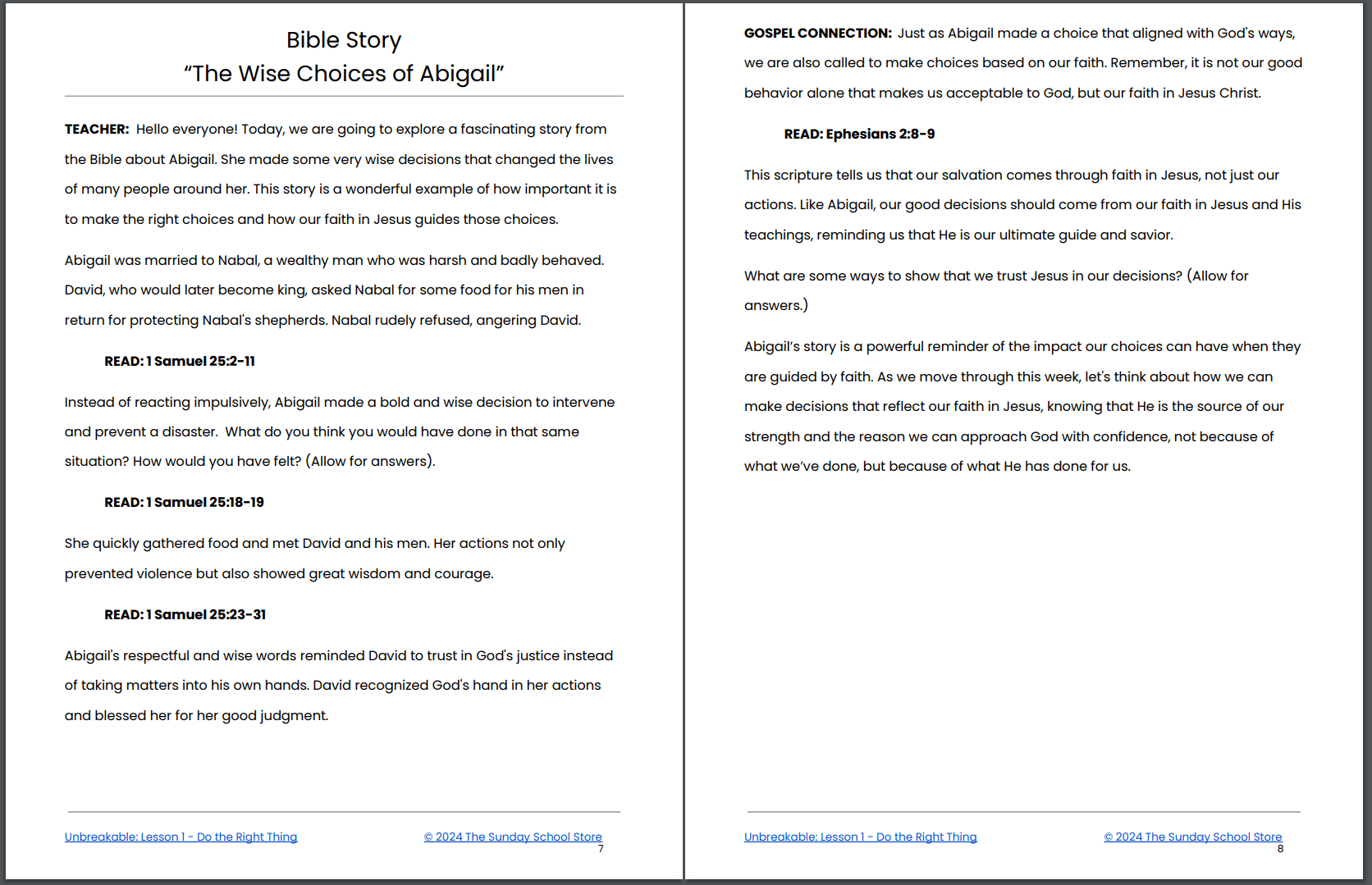 Unbreakable: 4-Week Children’s Ministry Curriculum on Christian Character for Kids - Image 5