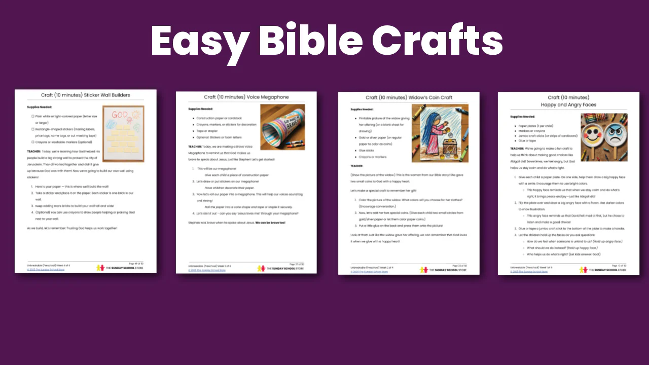 Unbreakable 4-Week Preschool Curriculum (ages 3-5) - Image 4