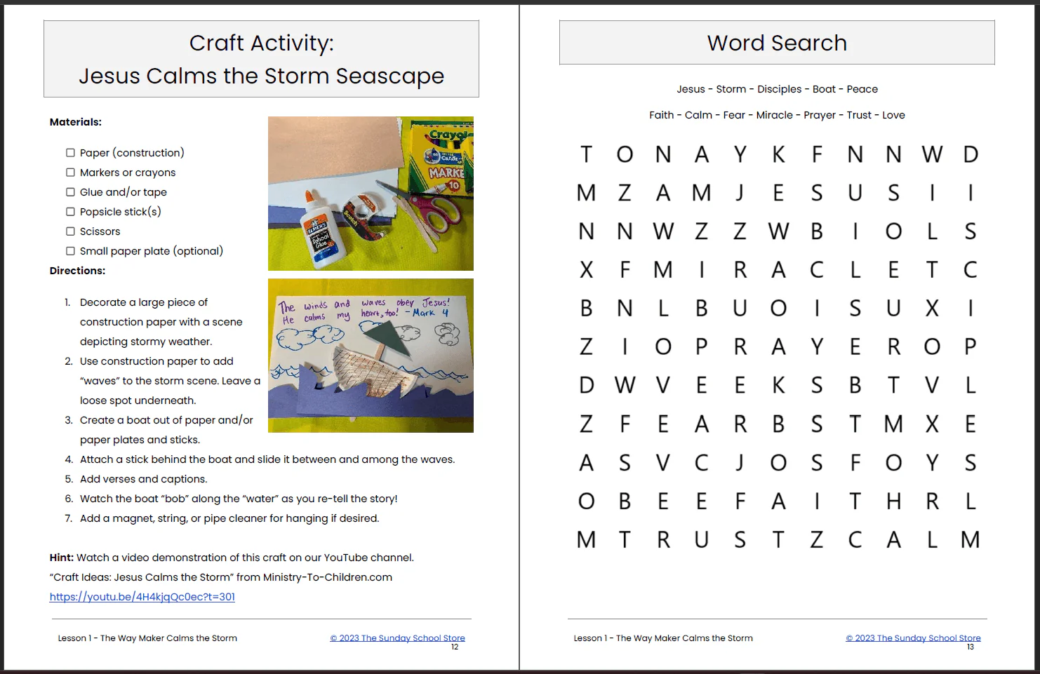 Walking with the Way Maker: 5-Lesson Sunday School Curriculum for Kids Ministry - Image 7