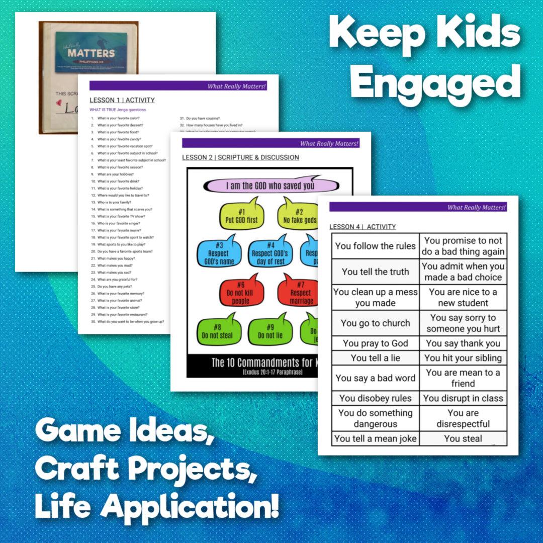 What Really Matters! 8-Week Children's Ministry Curriculum - Image 6