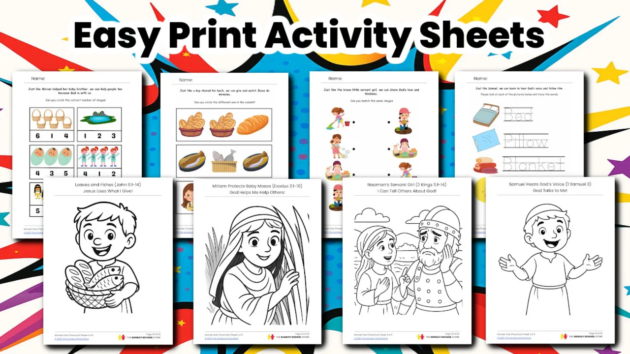Wonder Kids PreK 5-Week Preschool Curriculum (ages 3-5) - Image 3